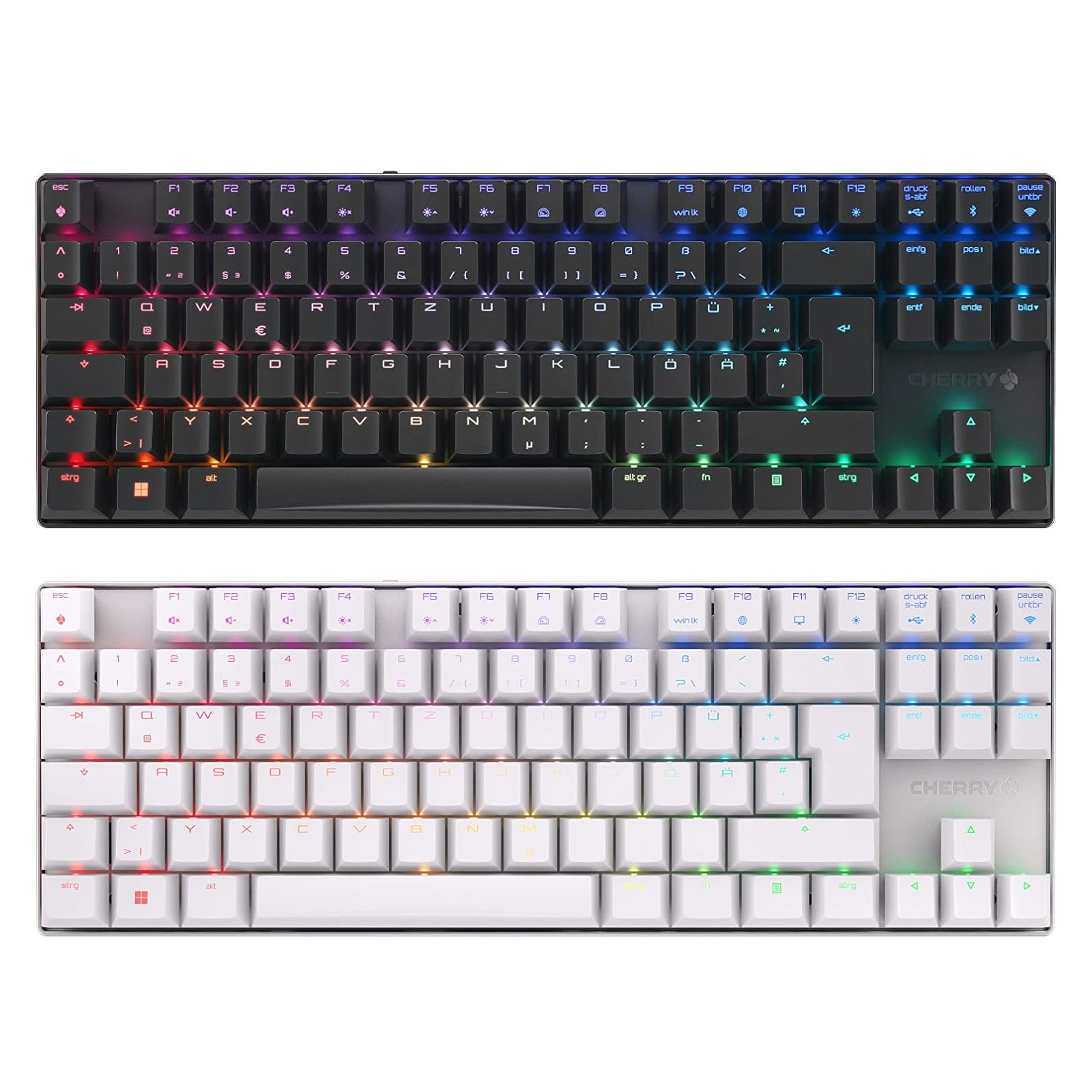 CHERRY Gaming-Tastatur MX 8.2 TKL Wireless RGB MX Red