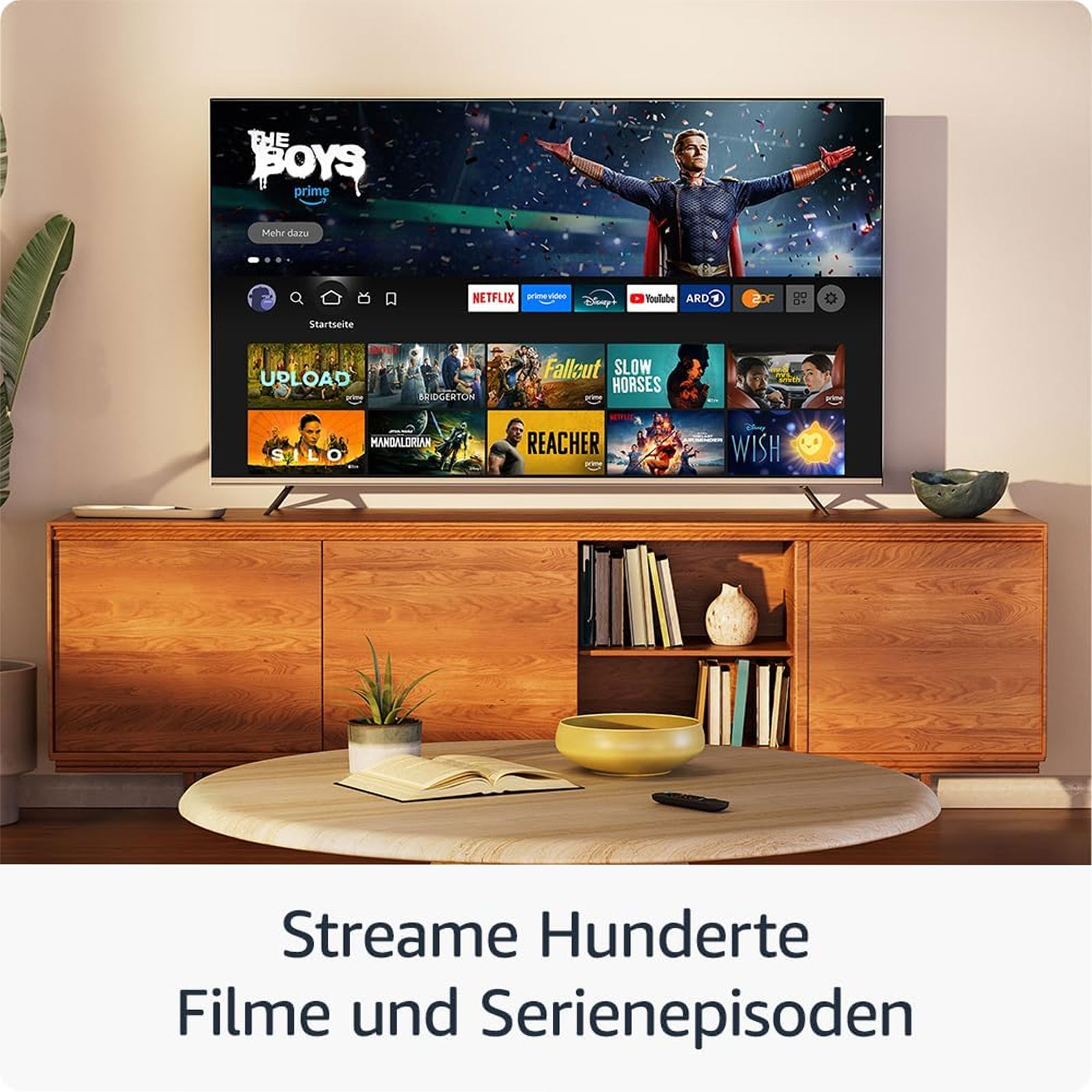 Amazon Fire TV Stick HD, Schwarz Streaming-Player (Free- und Live-TV, Alexa-Sprachfernbedienung, Smart-Home-Steuerung, HD-Streaming)