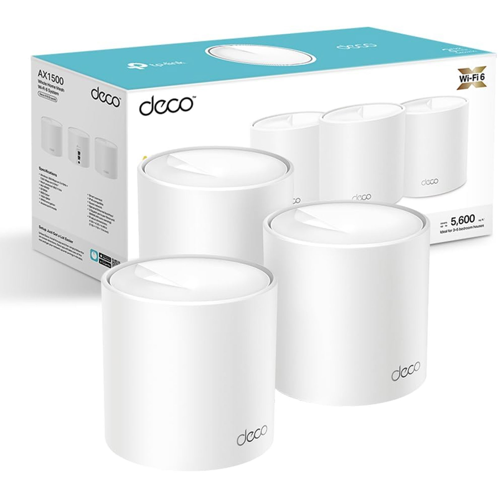 TP Deco X1500(3-pack) AX1500 TP Deco X1500(3-pack) AX1500