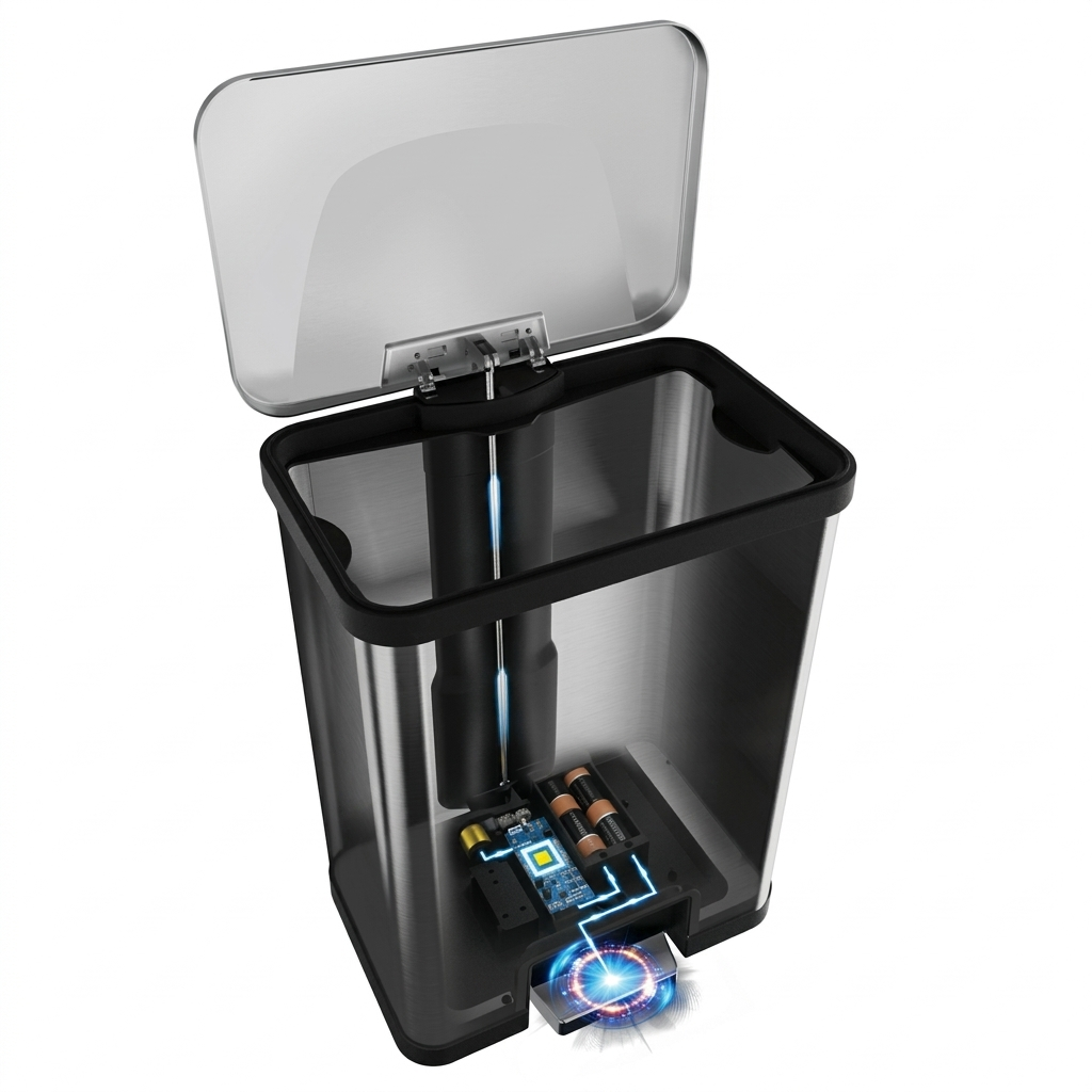 Echtwerk Tretabfalleimer "POWER STEP" 39L