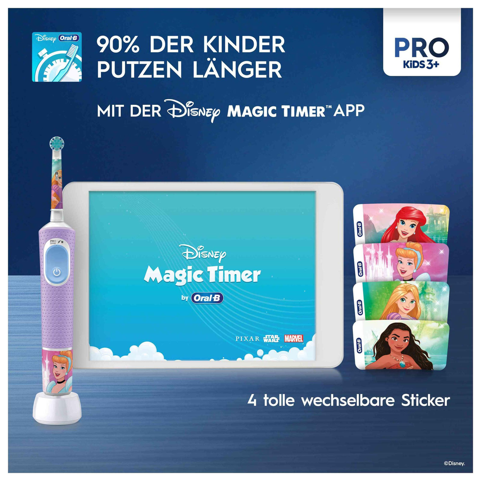 Oral-B Zahnbürste Pro Kids Disney Princess Oral-B Zahnbürste Pro Kids Disney Princess