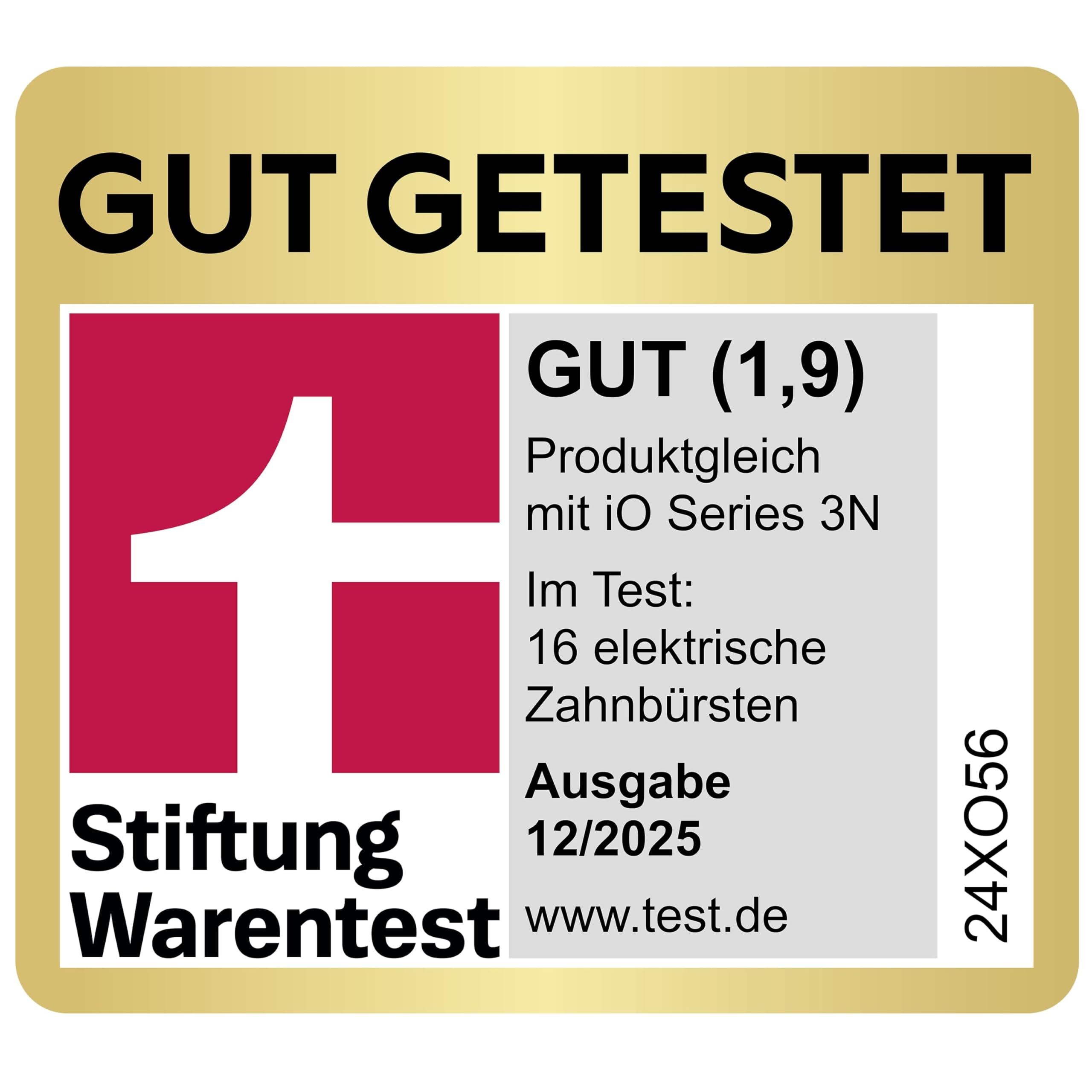 Oral-B iO Series 3 Elektrische Zahnbürste Doppelpack Schwarz und Rosa