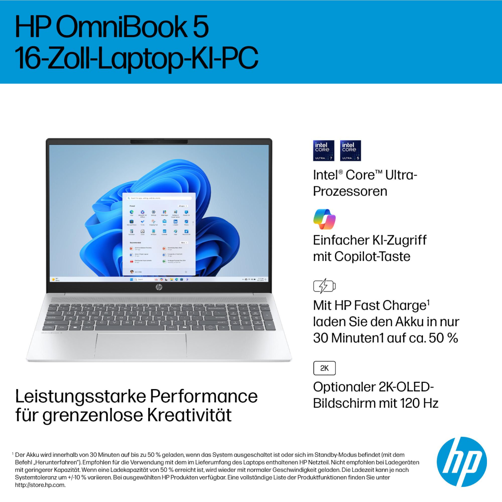 HP Notebook OmniBook 5 AI 16-af1655ng