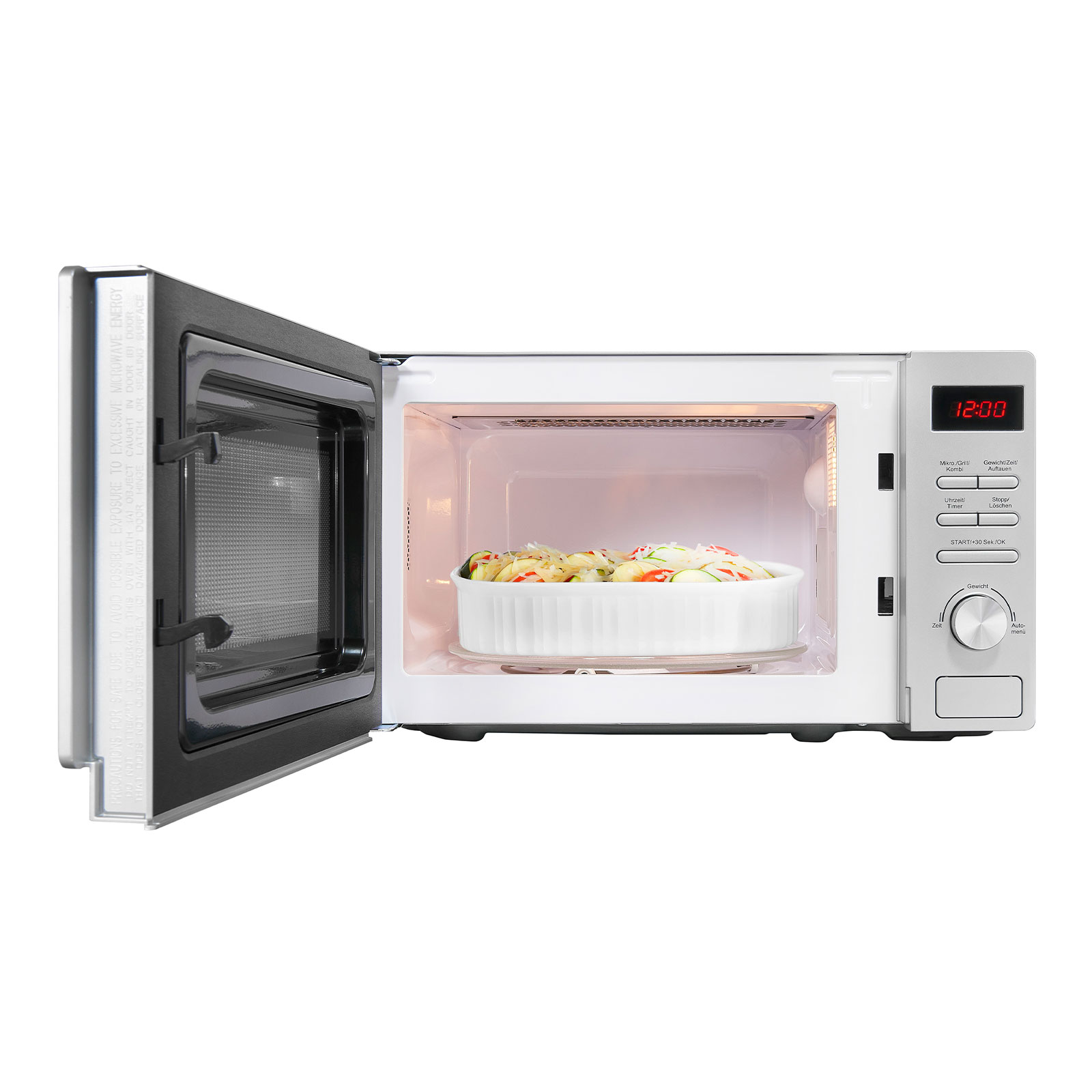Exquisit MW 2070-3 GDI Mikrowelle mit Grill silber Exquisit MW 2070-3 GDI Mikrowelle mit Grill silber