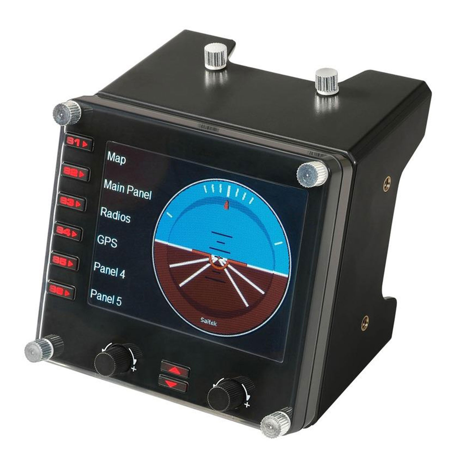 Saitek Pro Flight Instrument Panel Flugsimulator Cockpit 3,5"-LCD-Farbdisplay