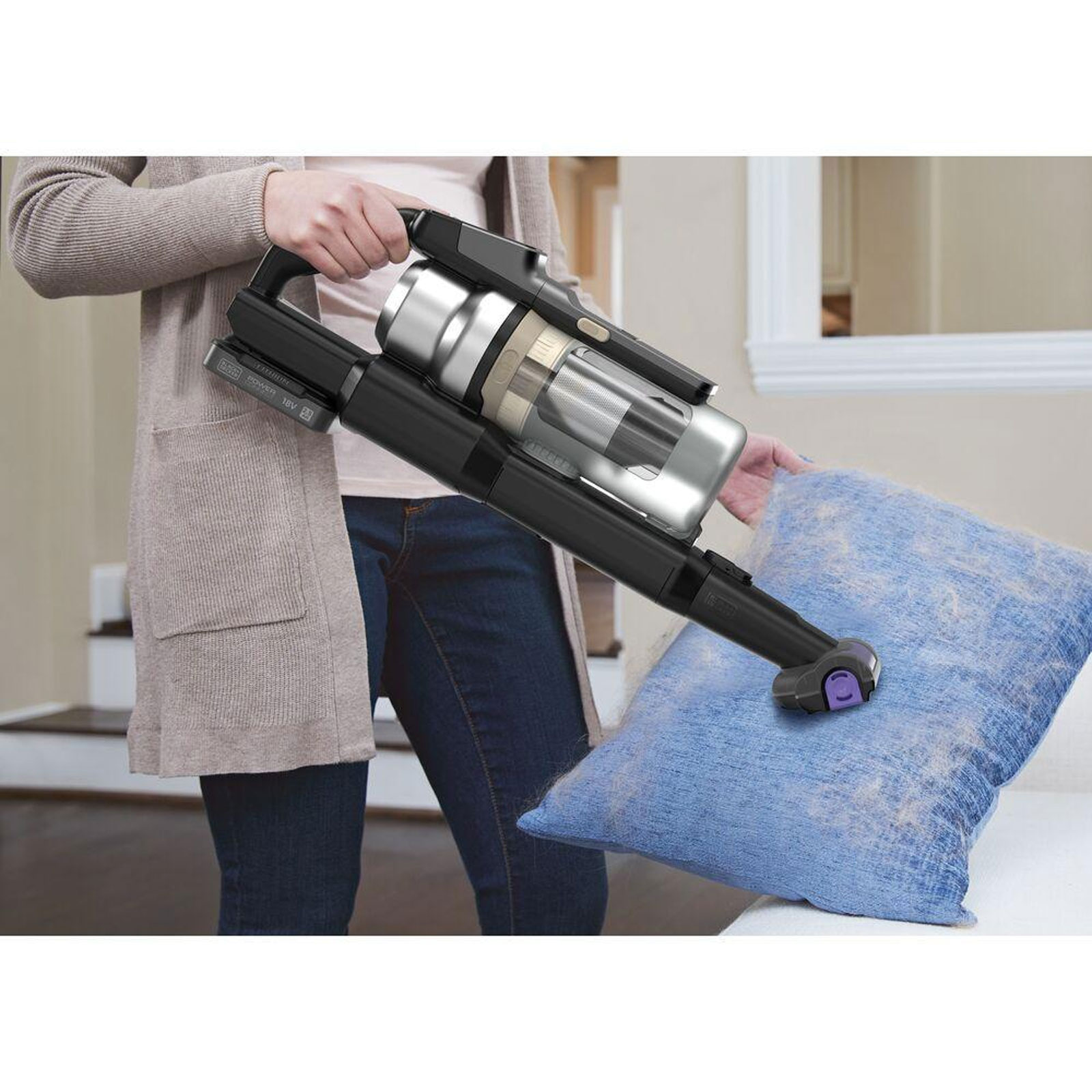 Black + Decker Akku Staubsauger 18V 4in1