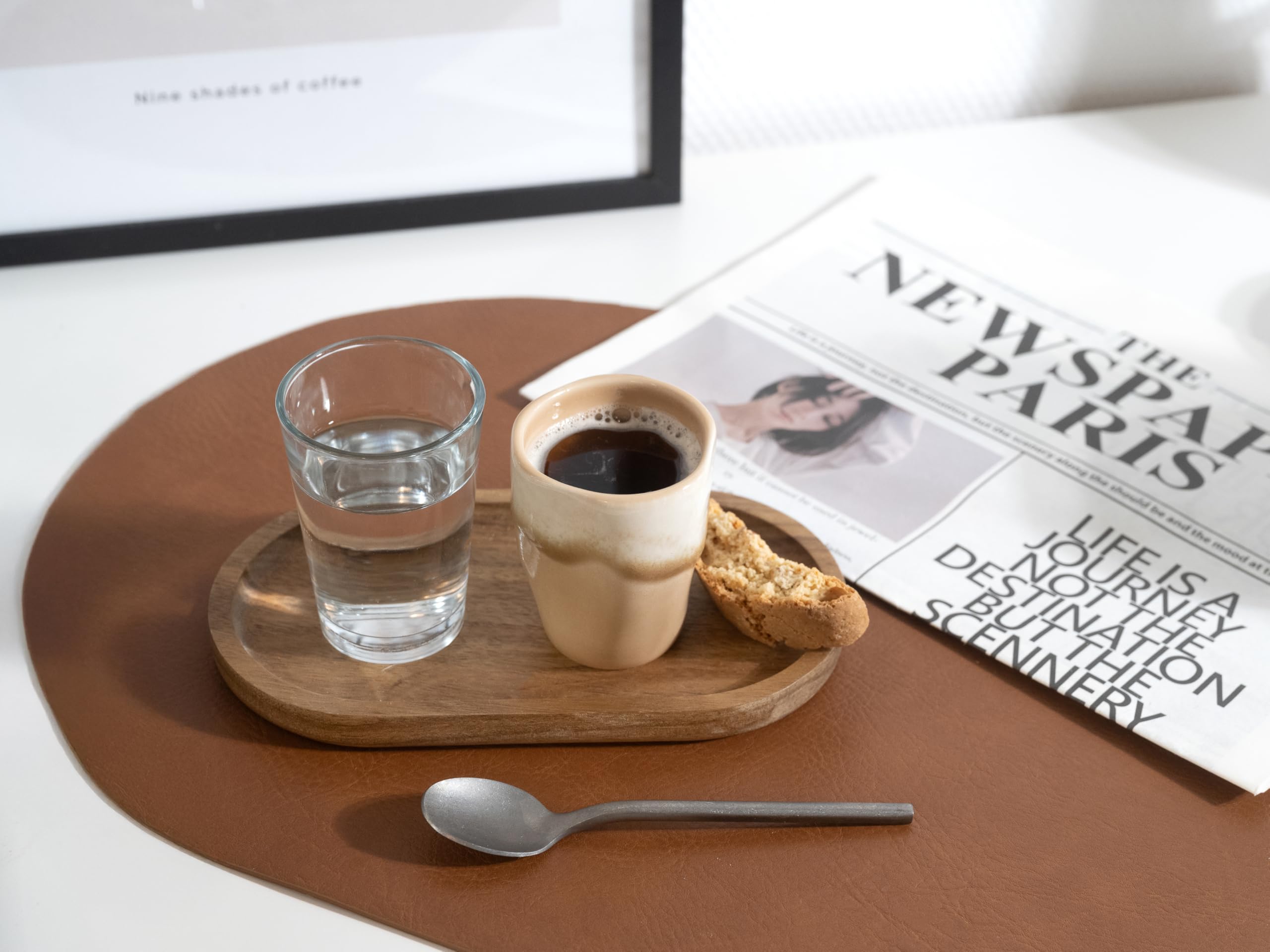 Creatable, 24737, Serie Squeezy Mocha Mousse, 4-teiliges Geschirrset für 4 Pers.