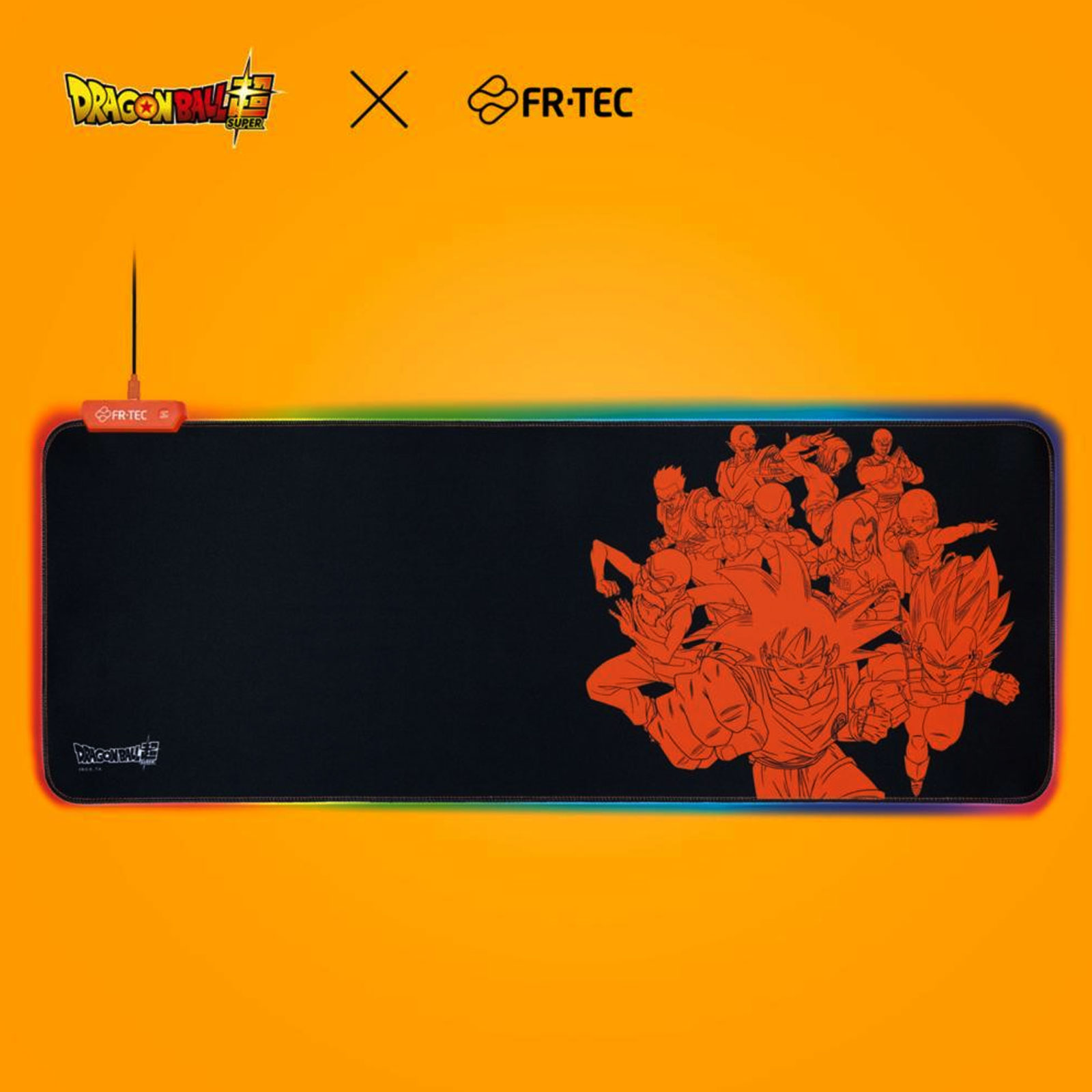 FR-TEC Dragon Ball Goku RGB XXL Gaming-Mauspads FR-TEC Dragon Ball Goku RGB XXL Gaming-Mauspads