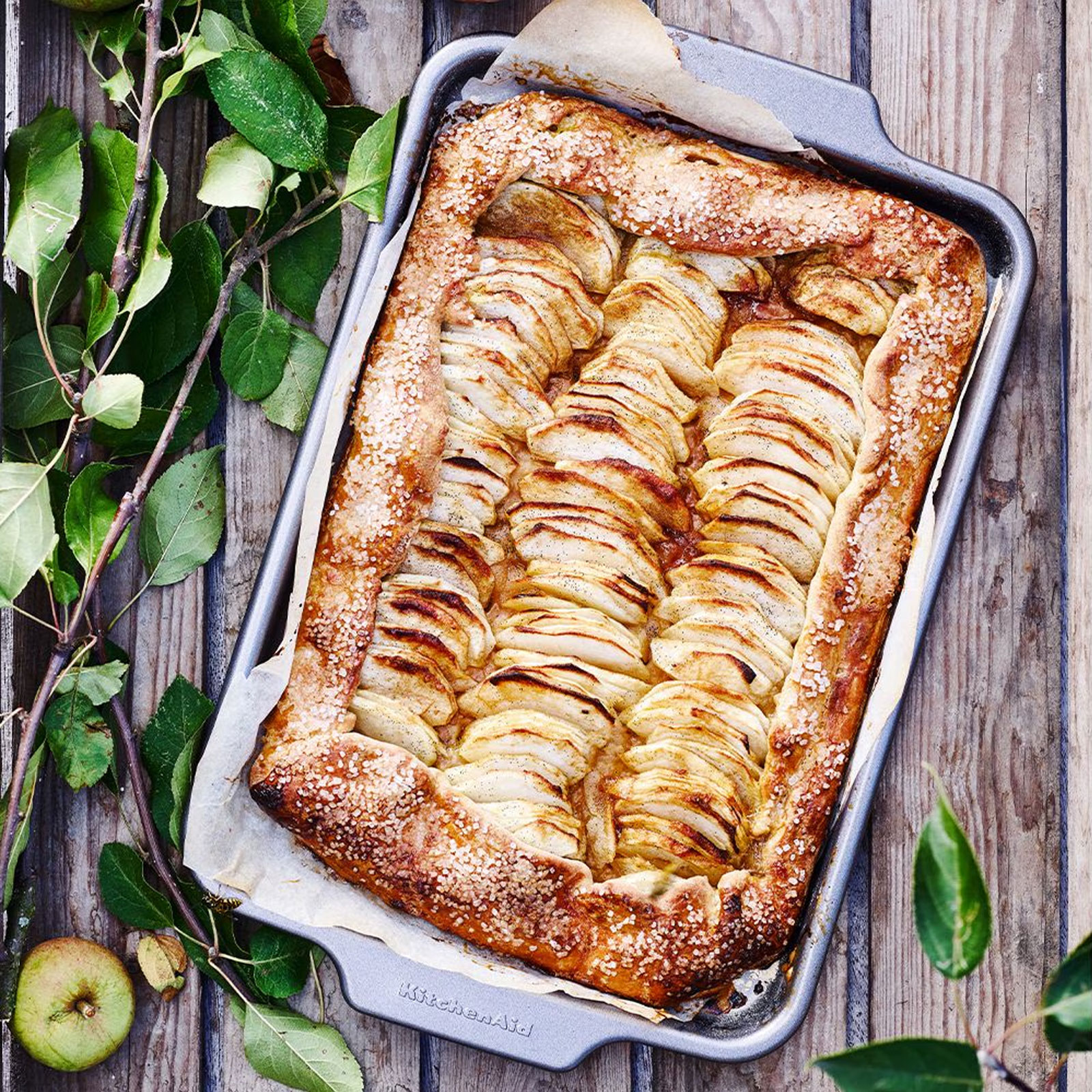 KitchenAid CC003299-001 Hohes Backblech 33x22cm Grau