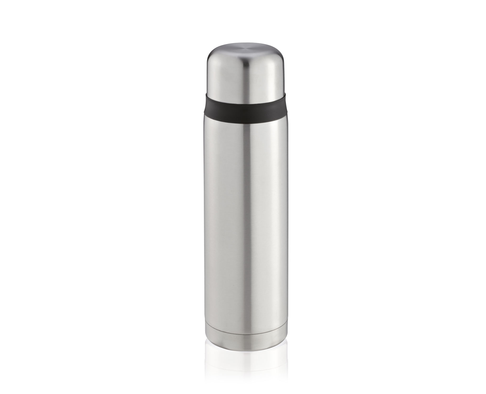 Leifheit 28521 Thermoskanne Coco 1,0L, Edelstahl schwarz