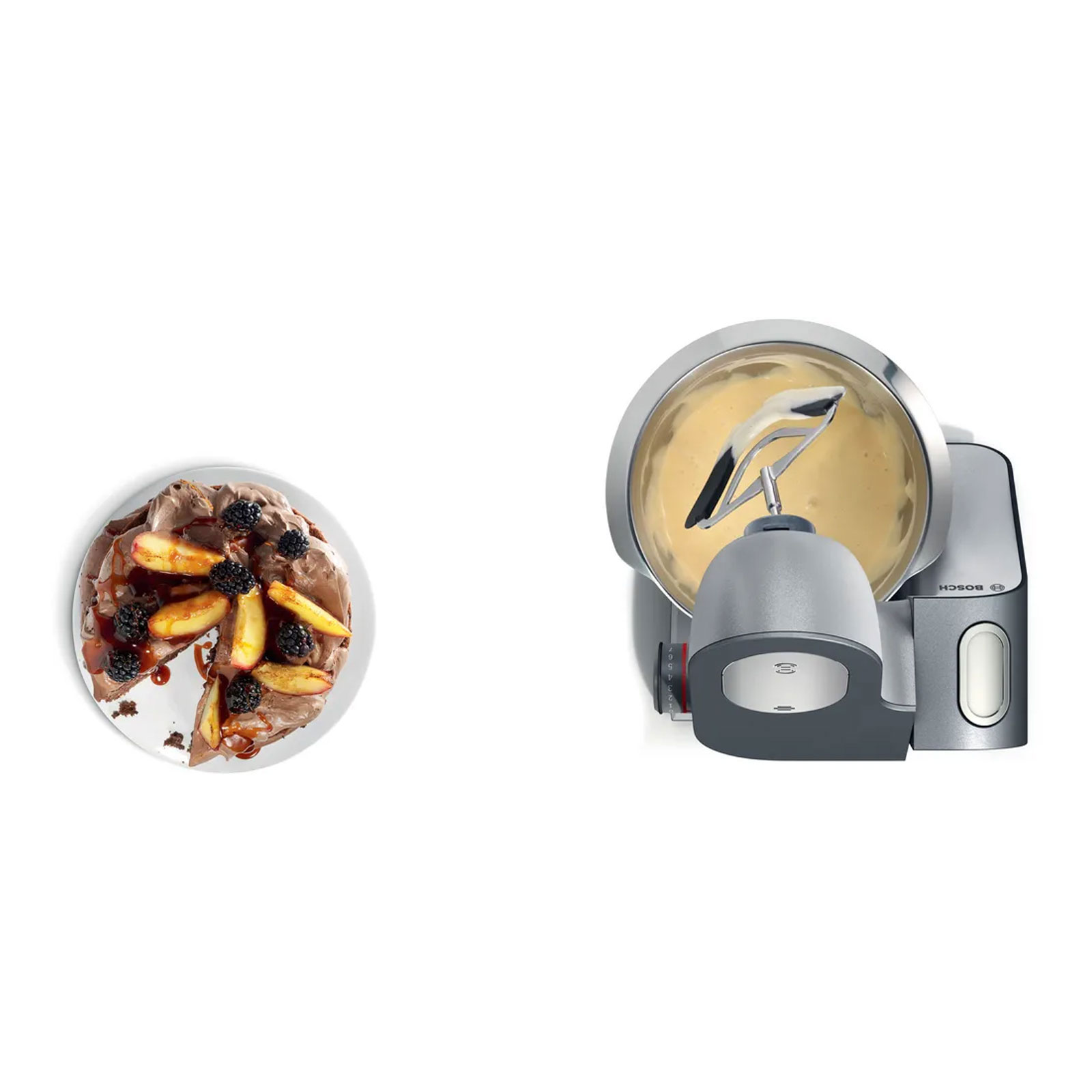 Bosch MUM59S81DE Serie 4 Küchenmaschine MUM 5 1000 W Silber anthrazit