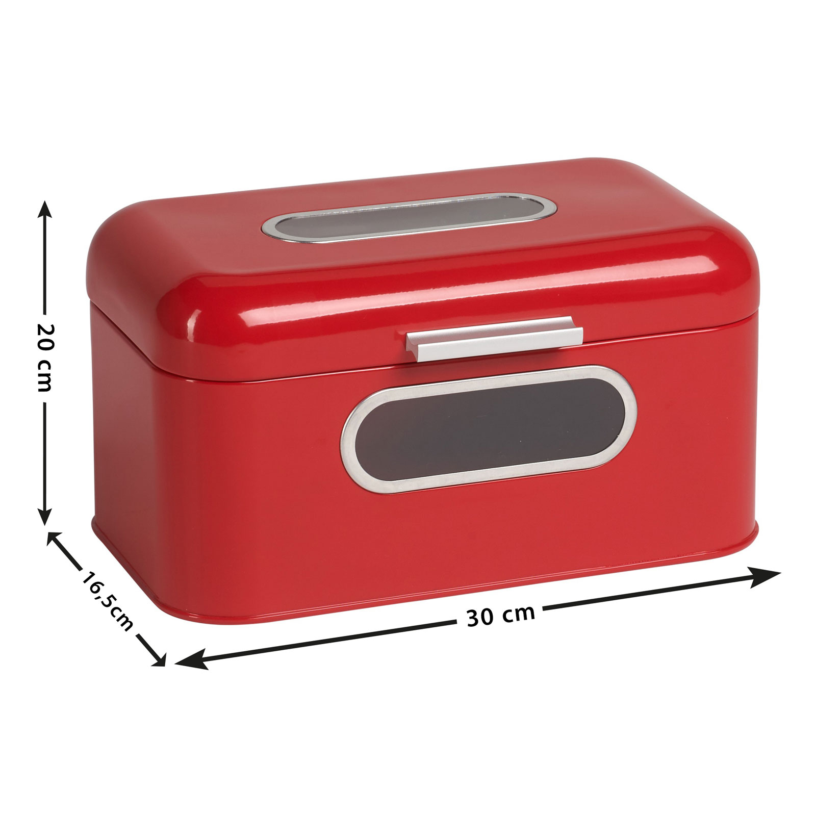 Echtwerk Retro-Brotkasten small inkl Vorratsdosen 3er Set