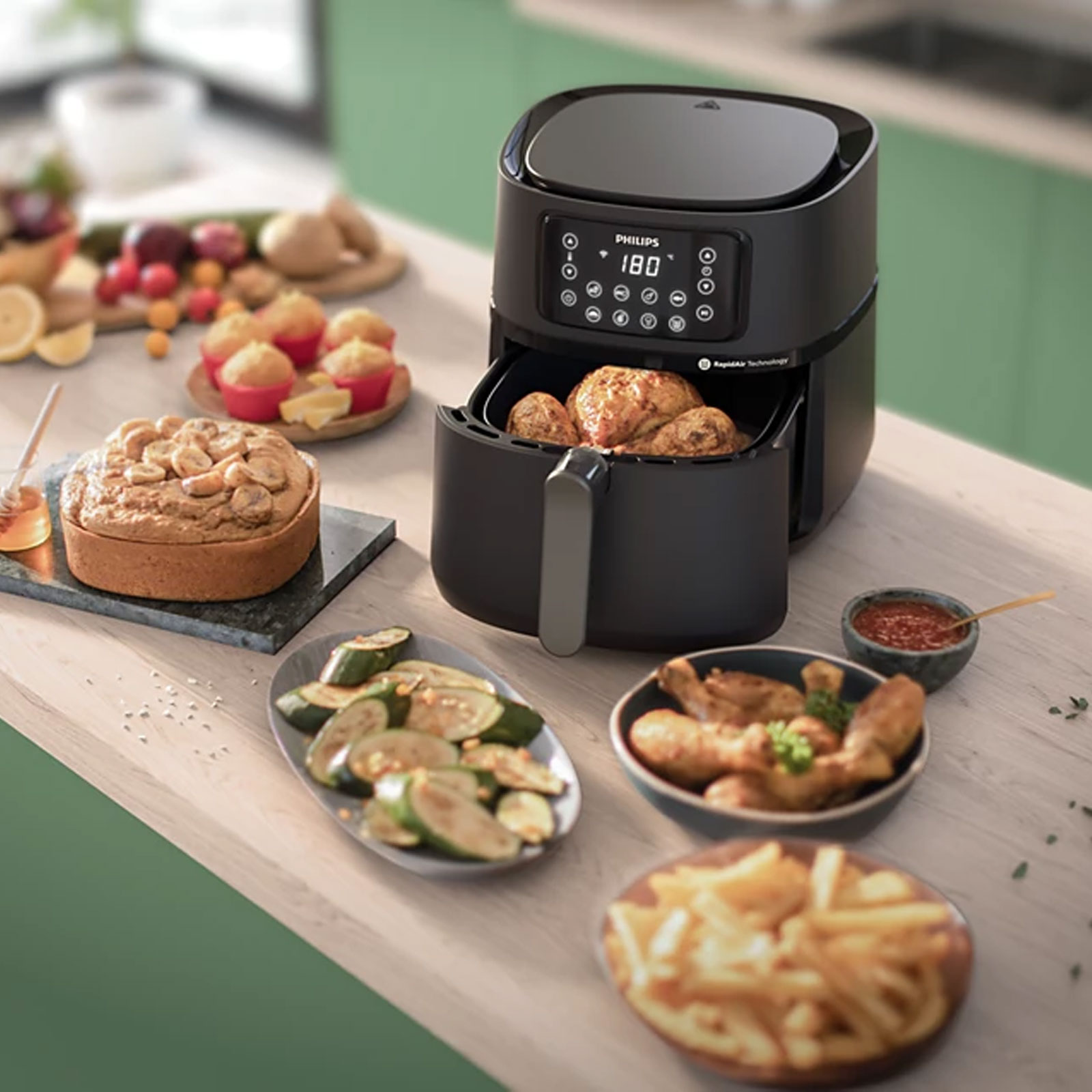 Philips HD9285/96 Airfryer XXl Heißluftfritteuse