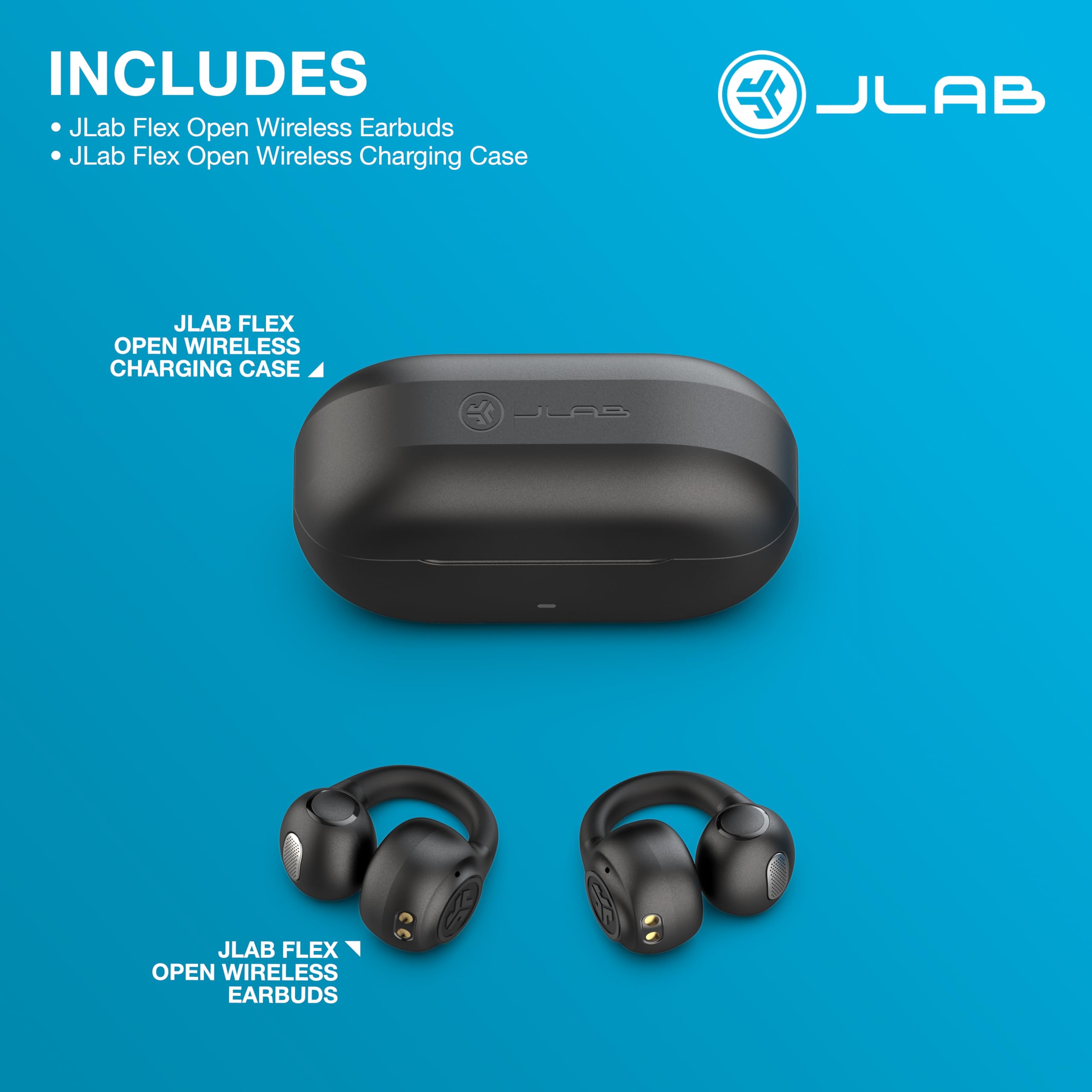 JLab Flex Open Ear Kopfhörer - Open Ear Earbuds