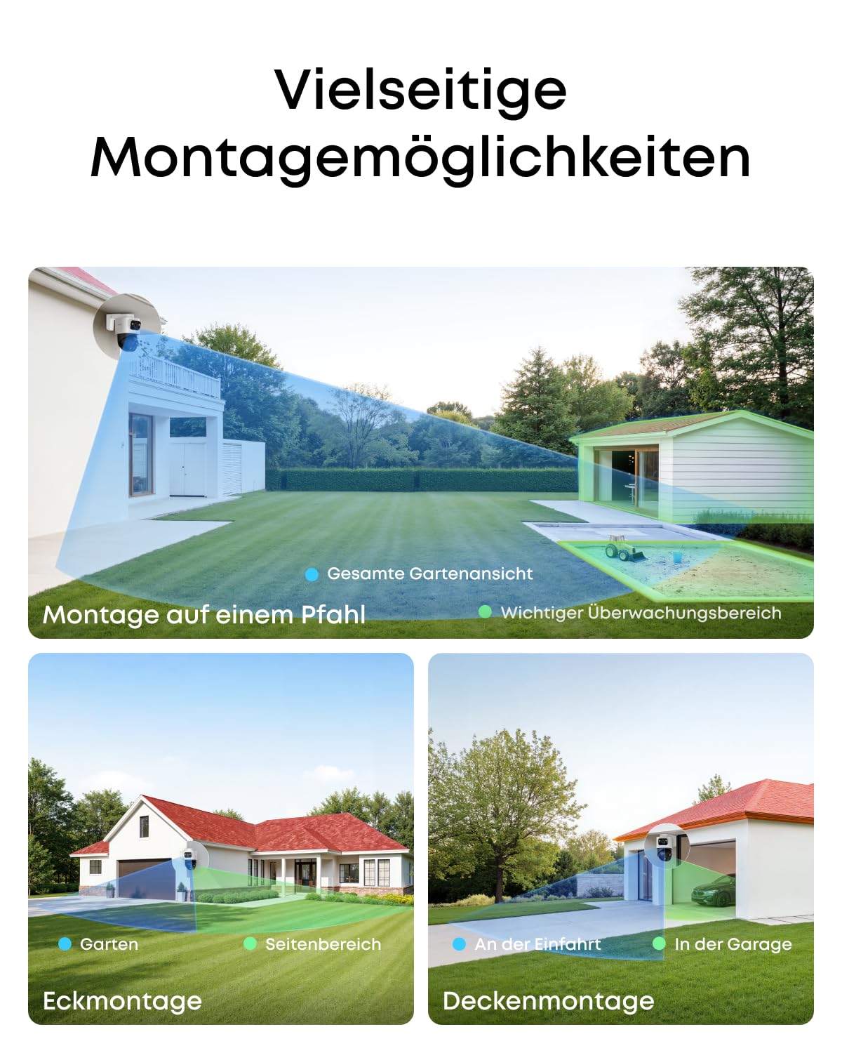 eufy PoE NVR Security System S4, 2× Bullet-PTZ-Kameras, 2X Turrent-Kameras