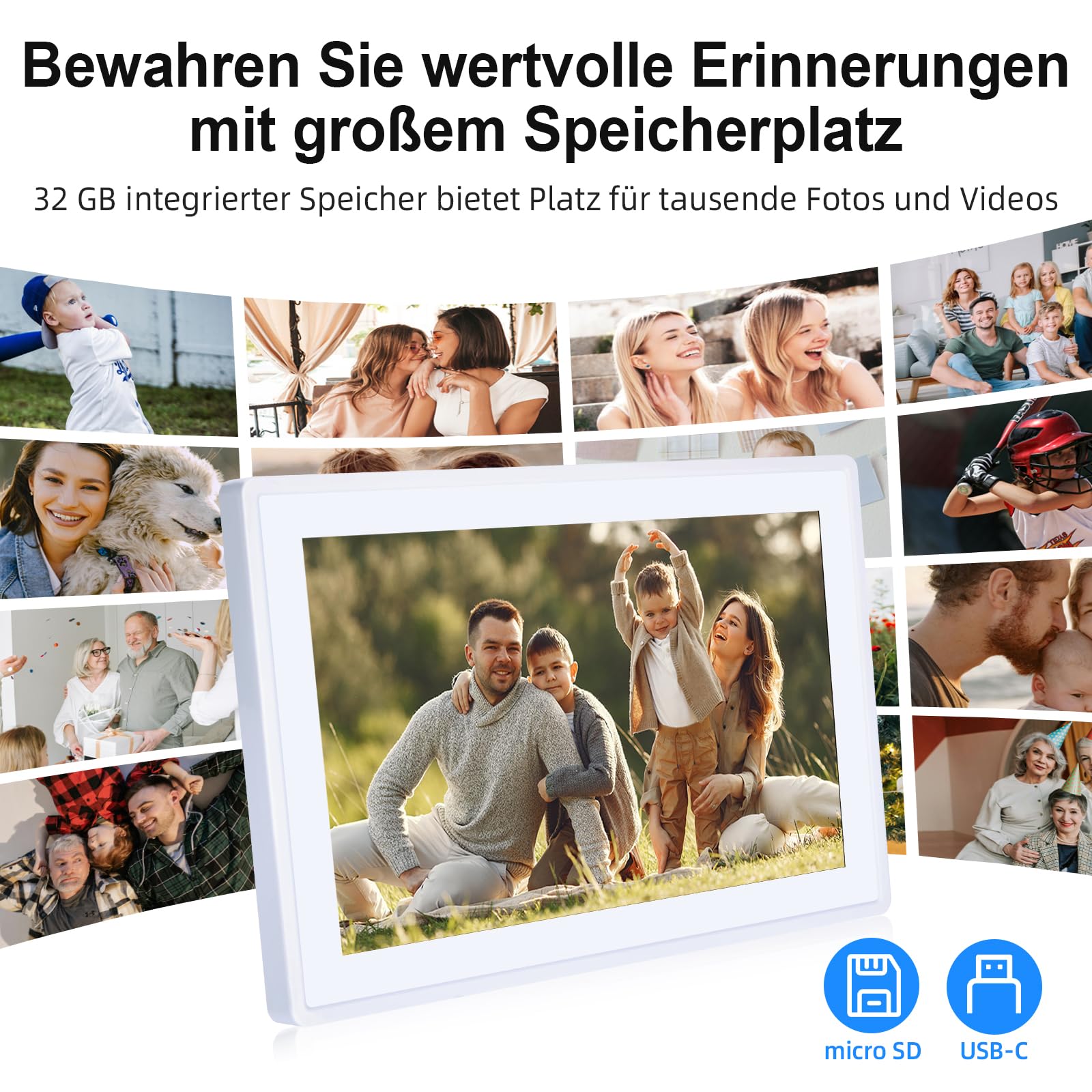 Rollei Smart Frame WiFi 100 Digitaler Bilderrahmen