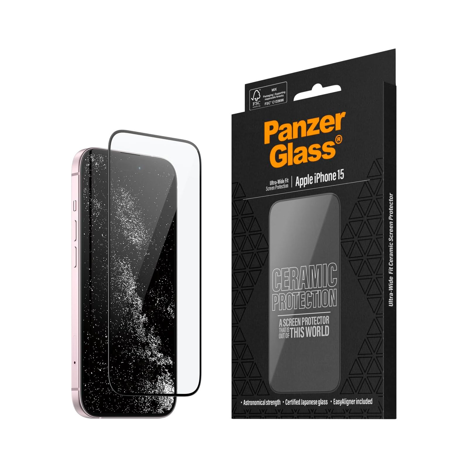 PanzerGlass Ceramic Protection for iPhone 15