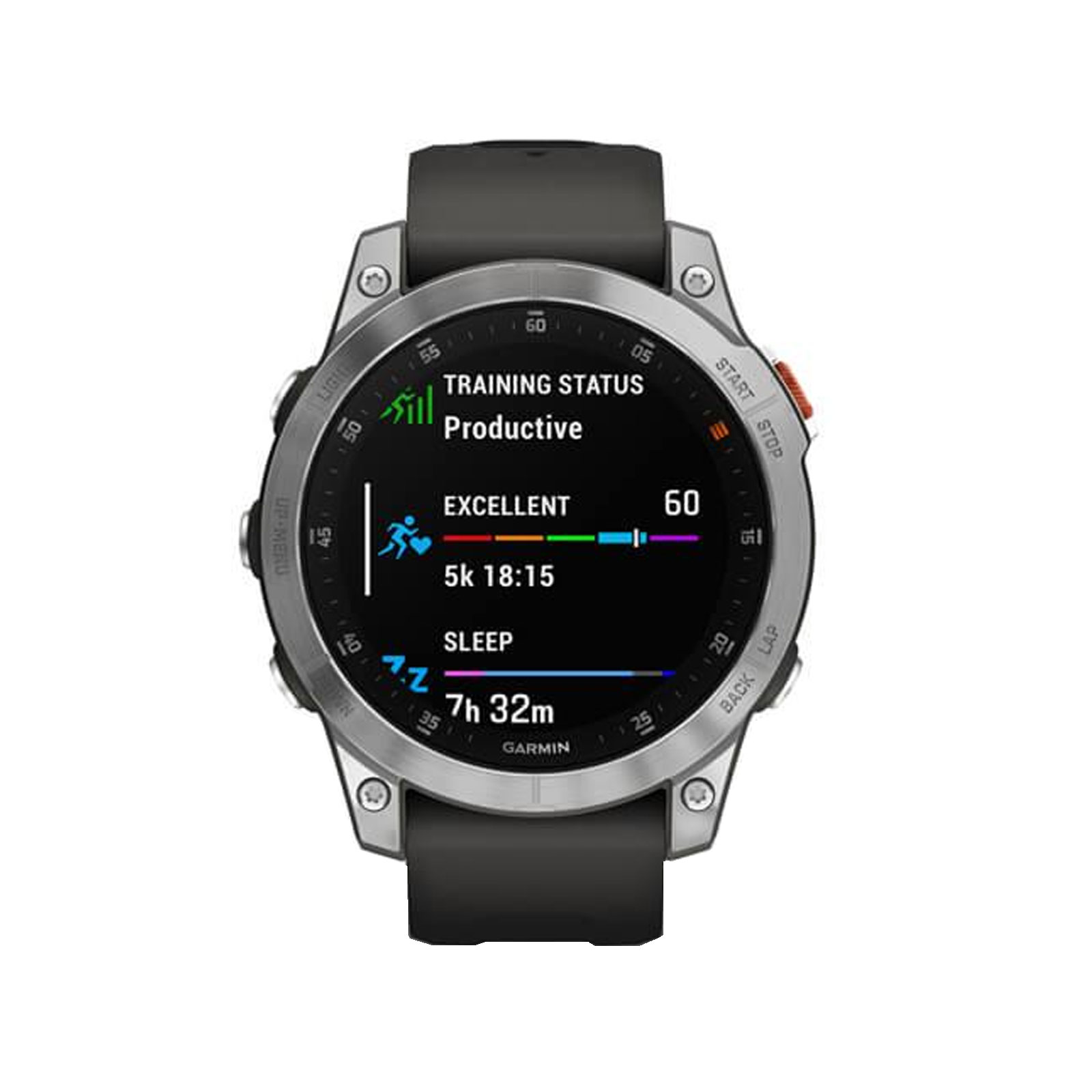 Garmin epix (Gen 2) Schiefergrau/Silber, 47mm, mit QuickFit-Silikon-Armband 22 mm Smartwatch