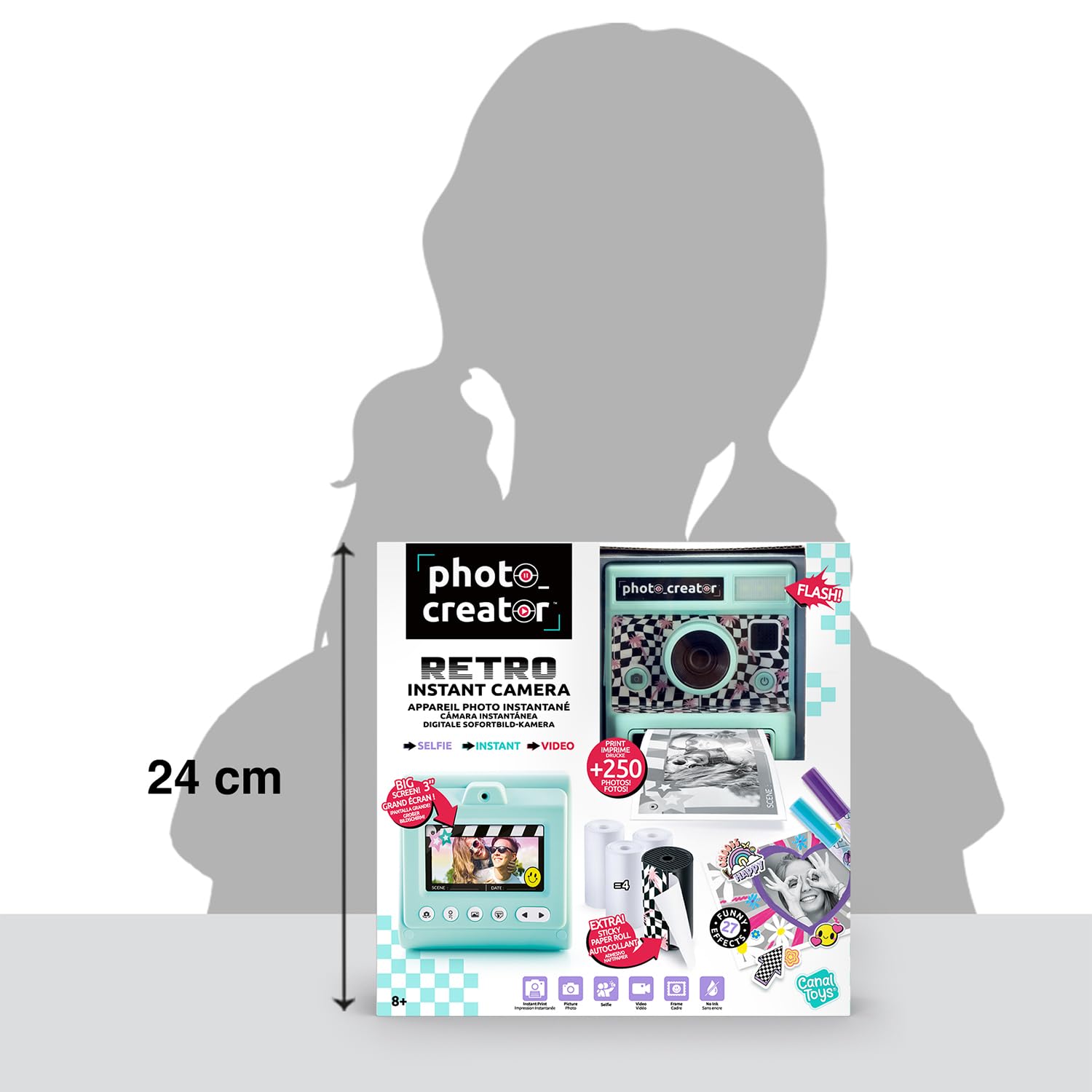 Canal Toys - Photo Creator | Retro Sofortbildkamera für Kinder