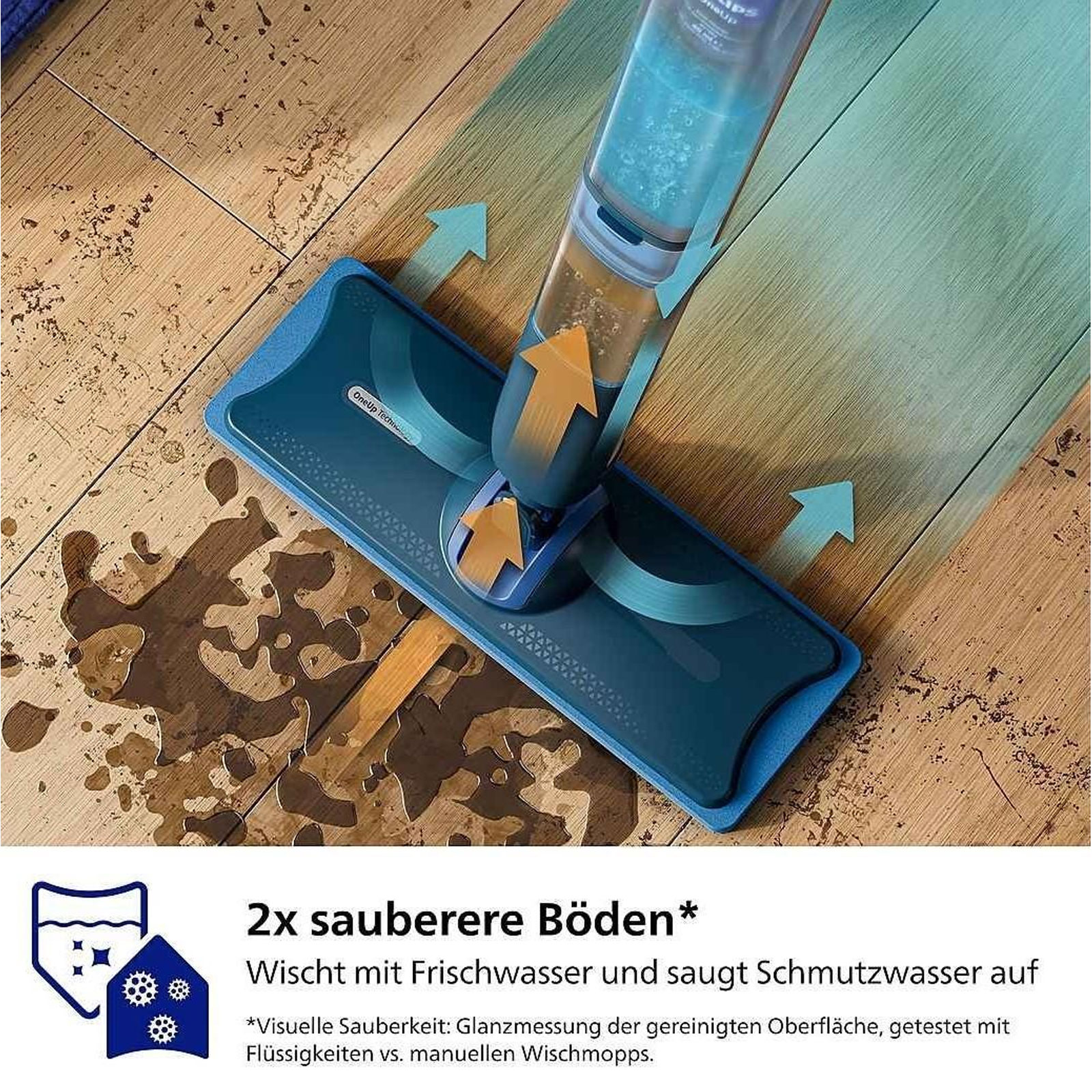 Philips XV5113/11 OneUp elektrischer Wischmopp