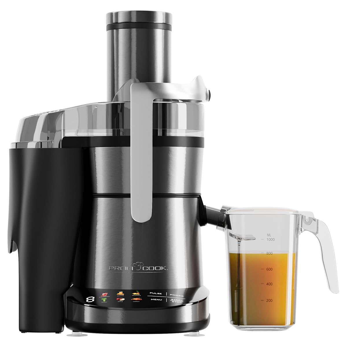 PROFICOOK PC-AE 1326 dark inox Entsafter