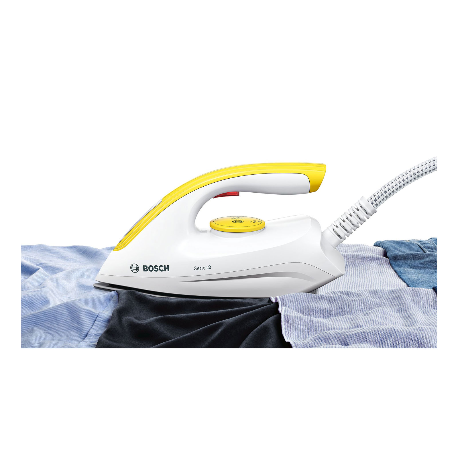 Bosch TDS2120 Dampfstation Palladium weiß/gelb