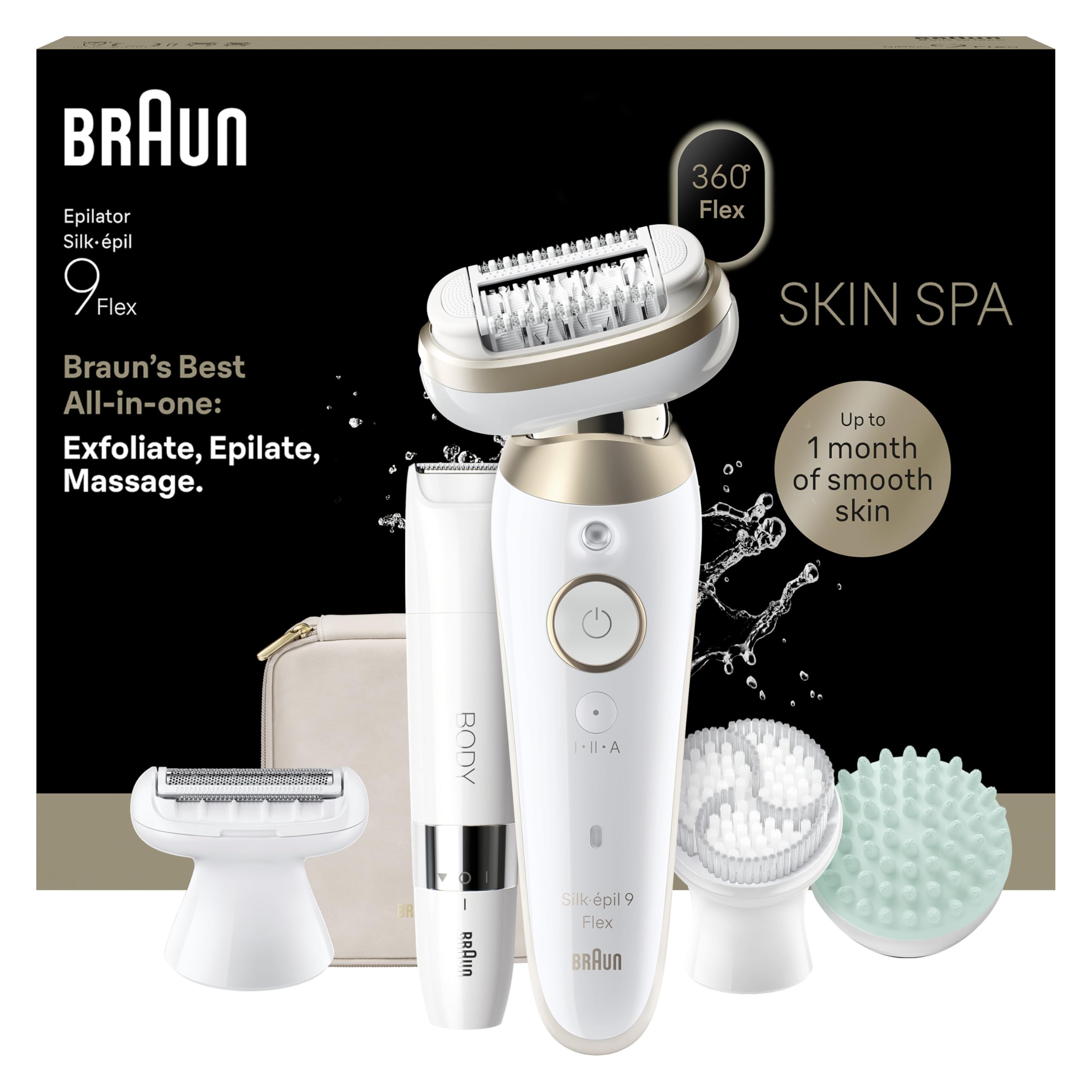 Braun Silk·épil 9 Flex SkinSpa Epilierer Damen