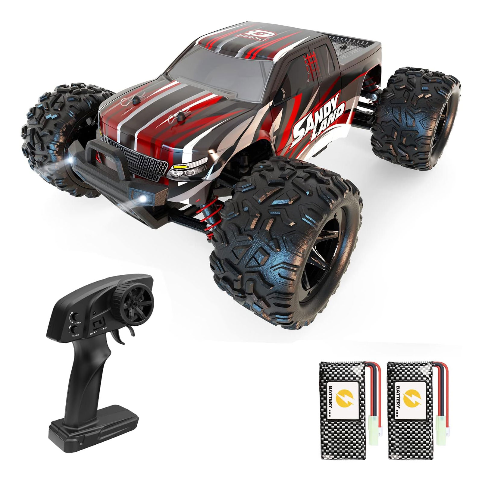 DEERC 9300 Ferngesteuertes Auto für Kinder,1/18 RC Car 4WD mit 40 km/h