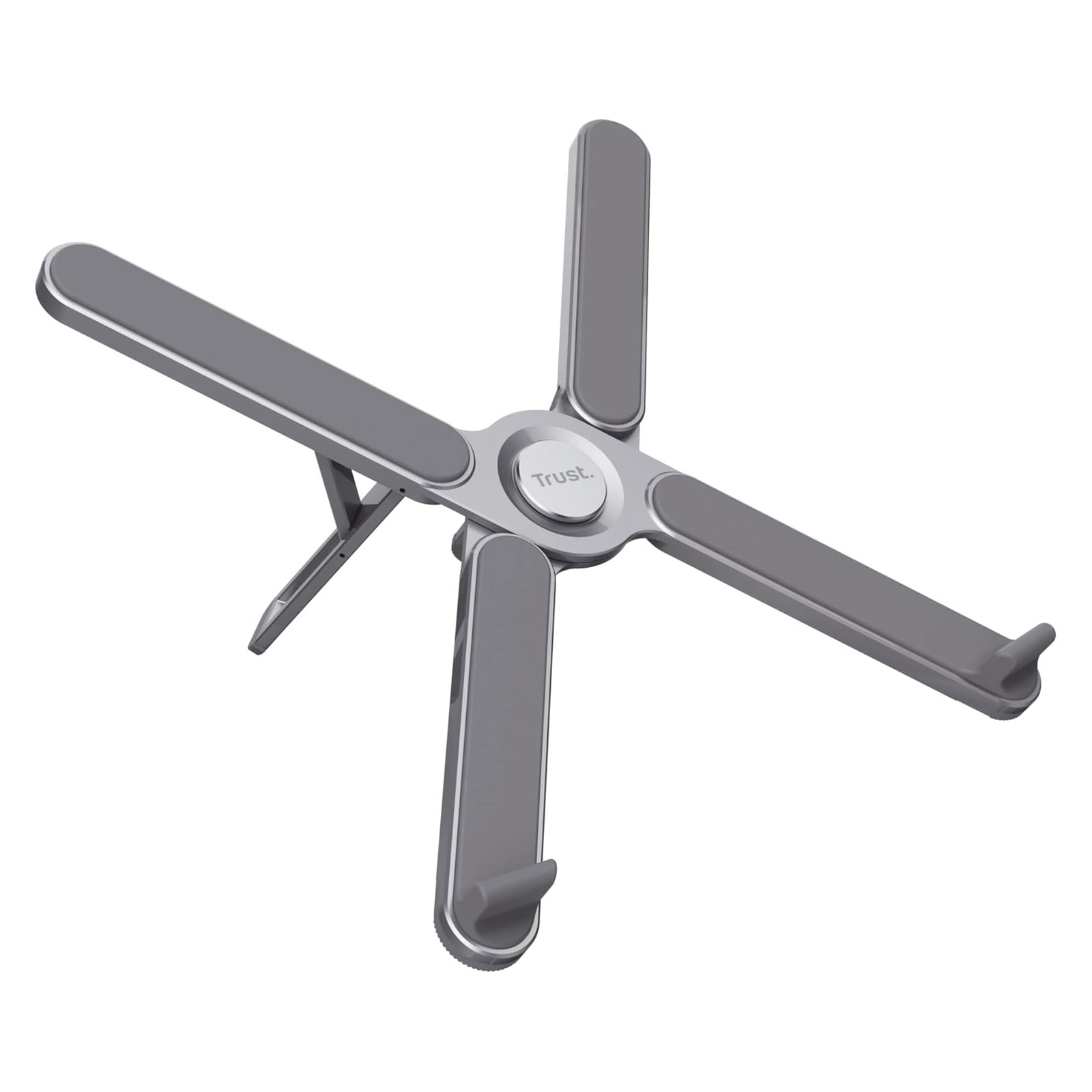 Trust Macy Klappbarer Laptop-Ständer aus Aluminium, Grau
