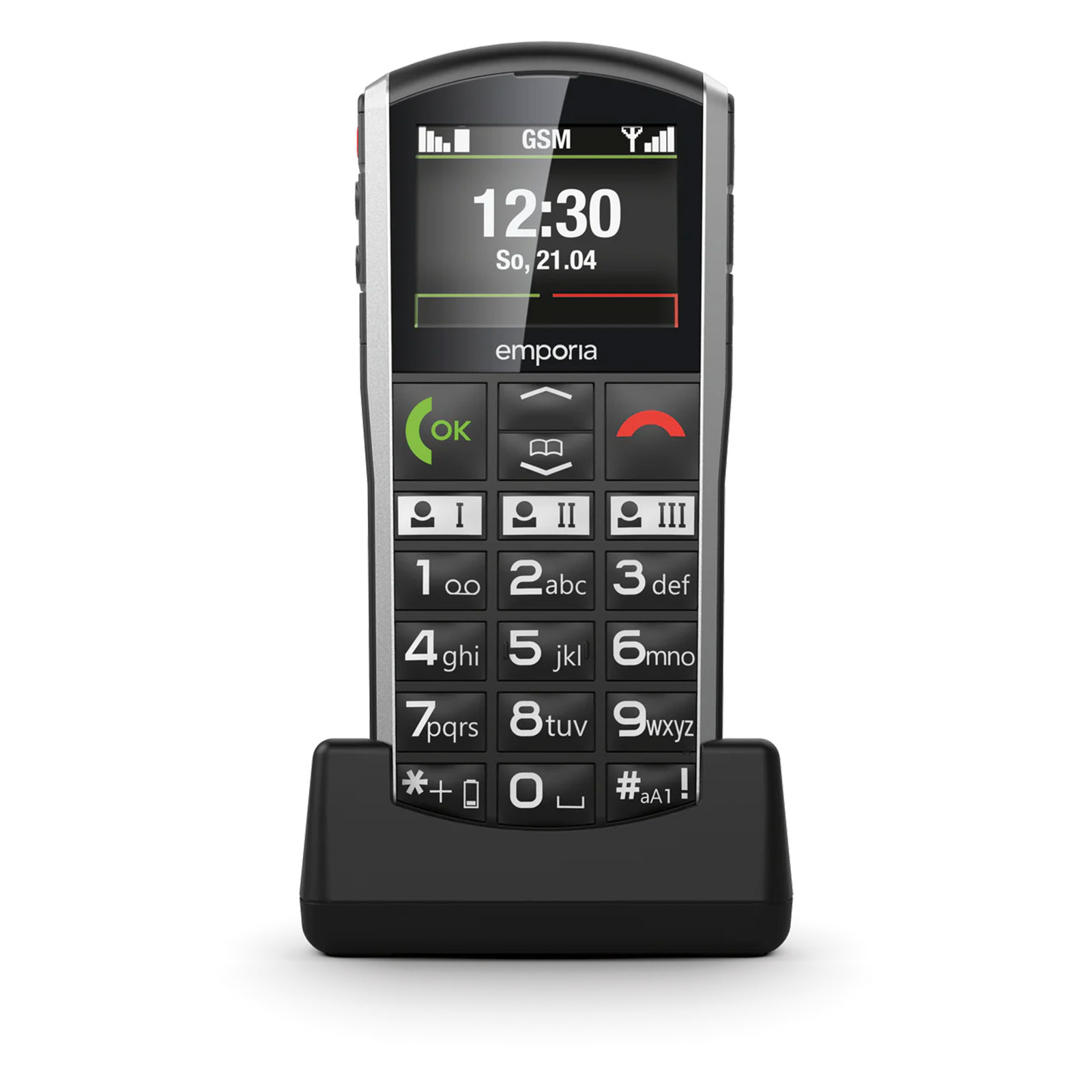 Emporia SIMPLICITY 2G, Schwarz - Modell 2025 Handy (Seniorenhandy)