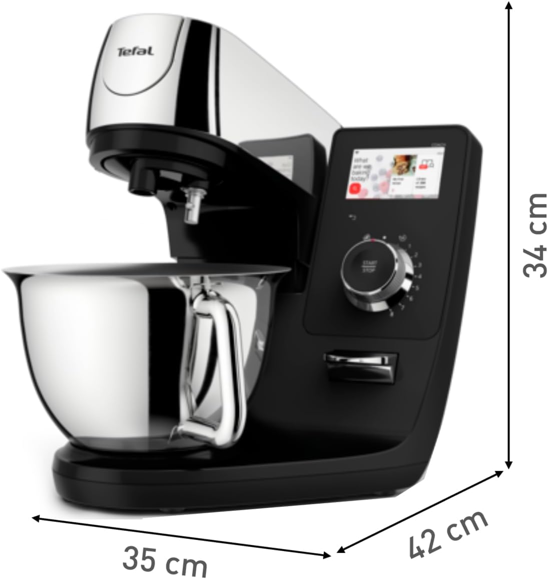 Tefal QB950D iCOACH Küchenmaschine TOUCH WIFI Küchengerät 5,5 Liter Schüssel