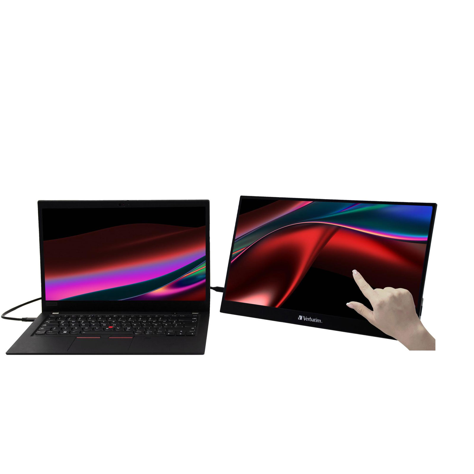 Verbatim PMT-17-4K Tragbarer Touchscreen-Monitor