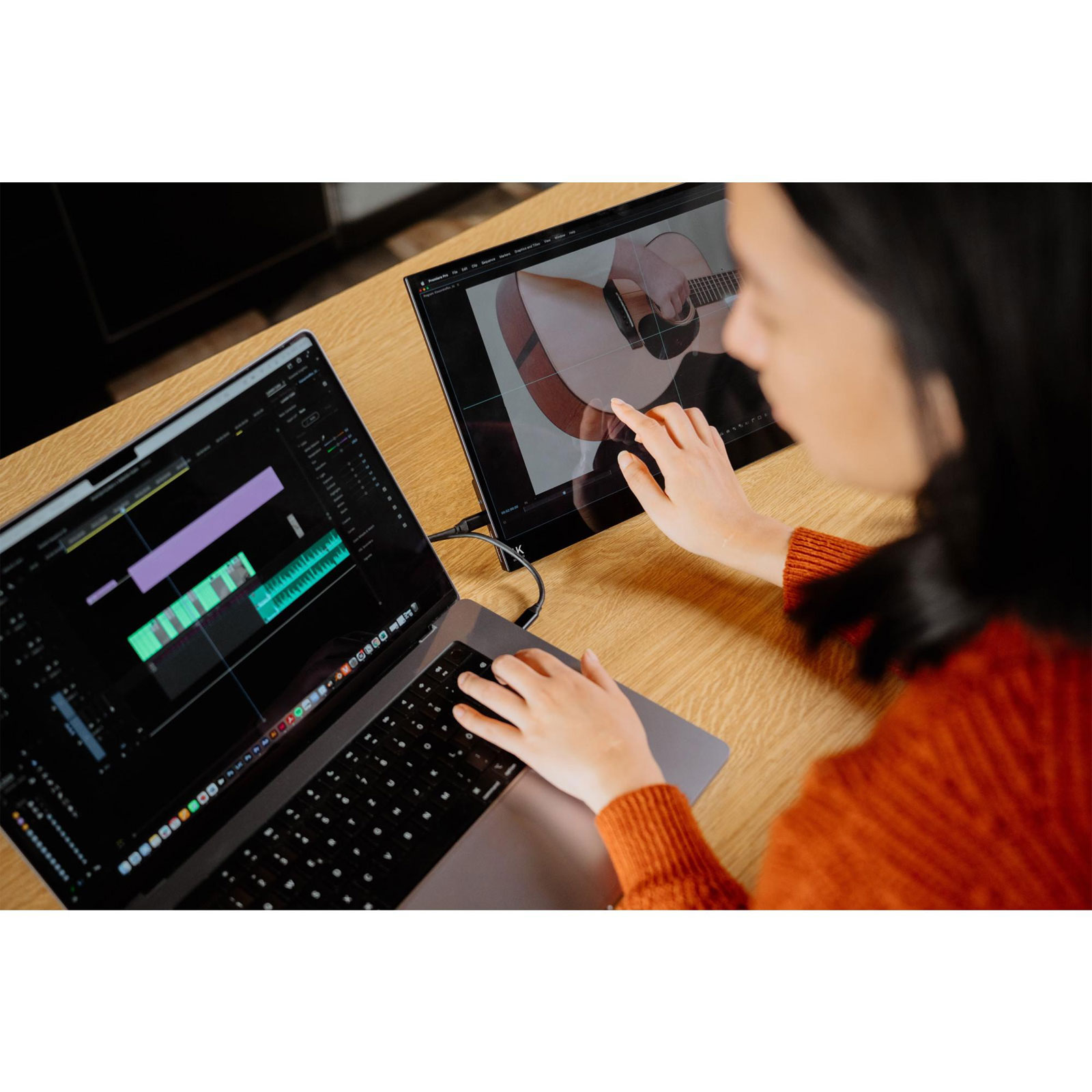 Verbatim PMT-17-4K Tragbarer Touchscreen-Monitor