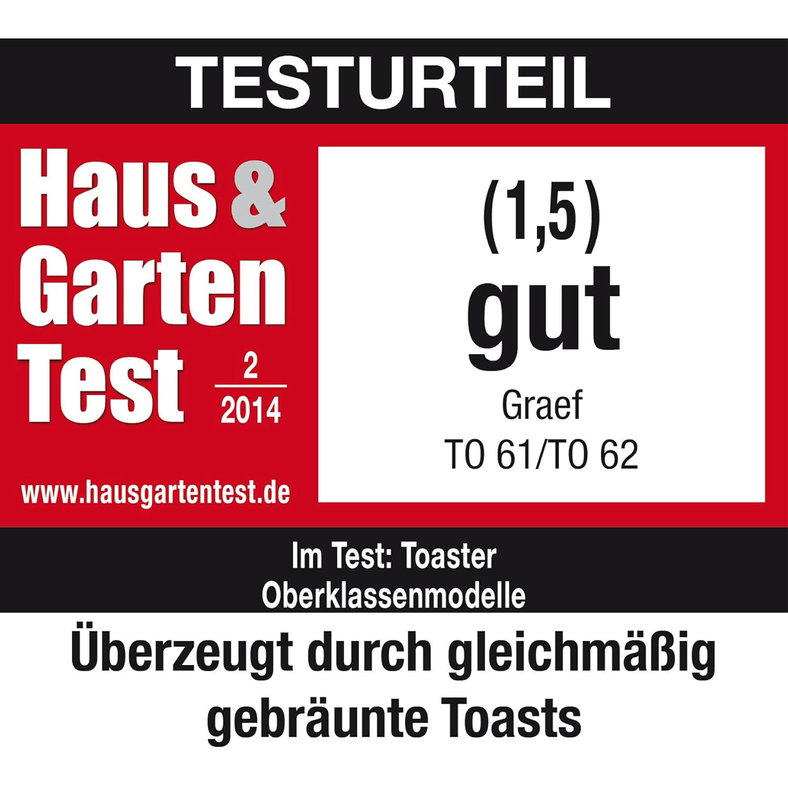 GRAEF TO 63 Toaster rot GRAEF TO 63 Toaster rot