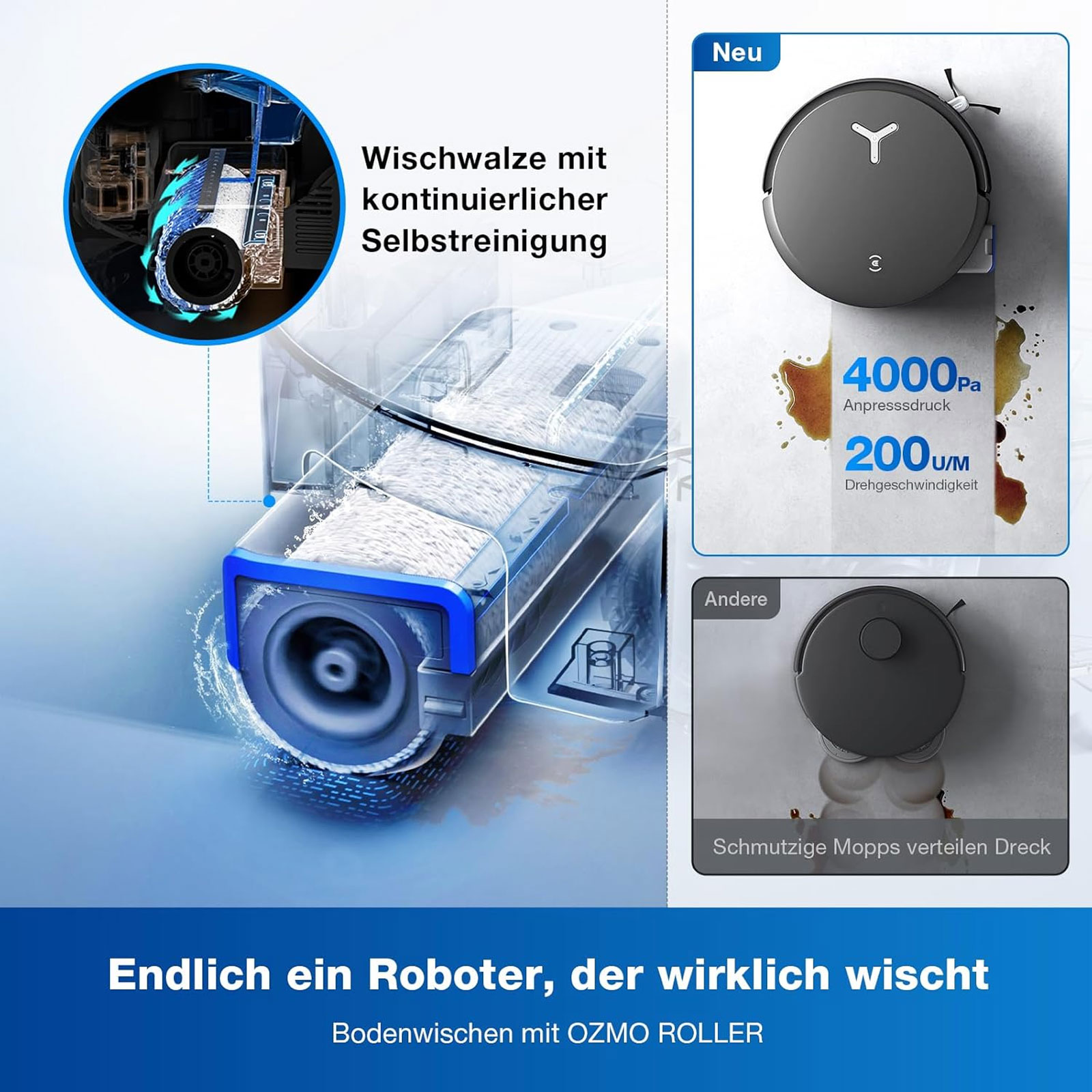 ECOVACS DEEBOT X8 OMNI BLACK EU Saugroboter ECOVACS DEEBOT X8 OMNI BLACK EU Saugroboter