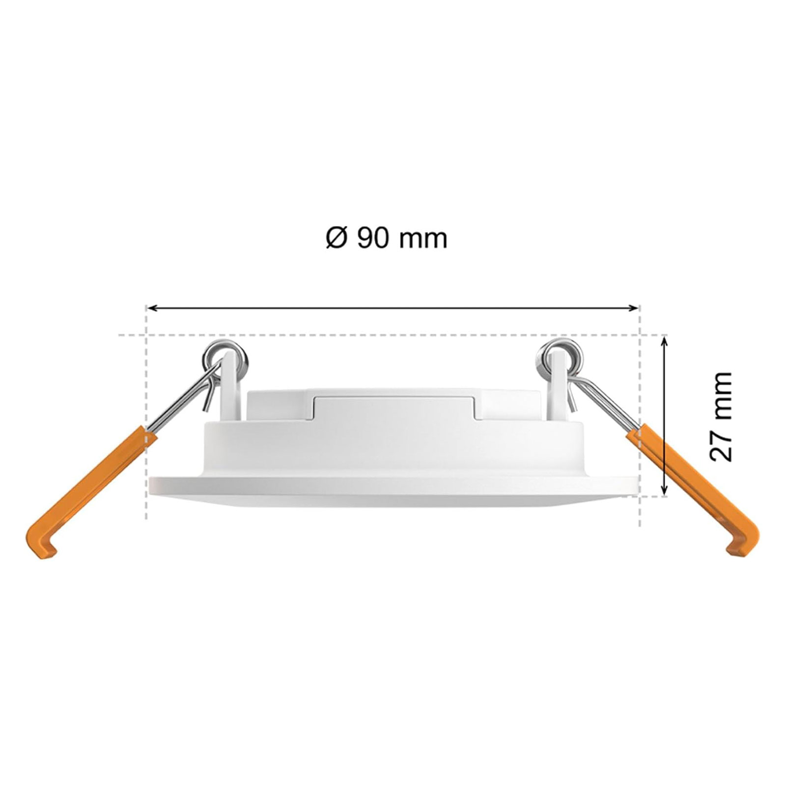 Philips Hue Slim Recessed 90mm 3er weiß LED Lampe