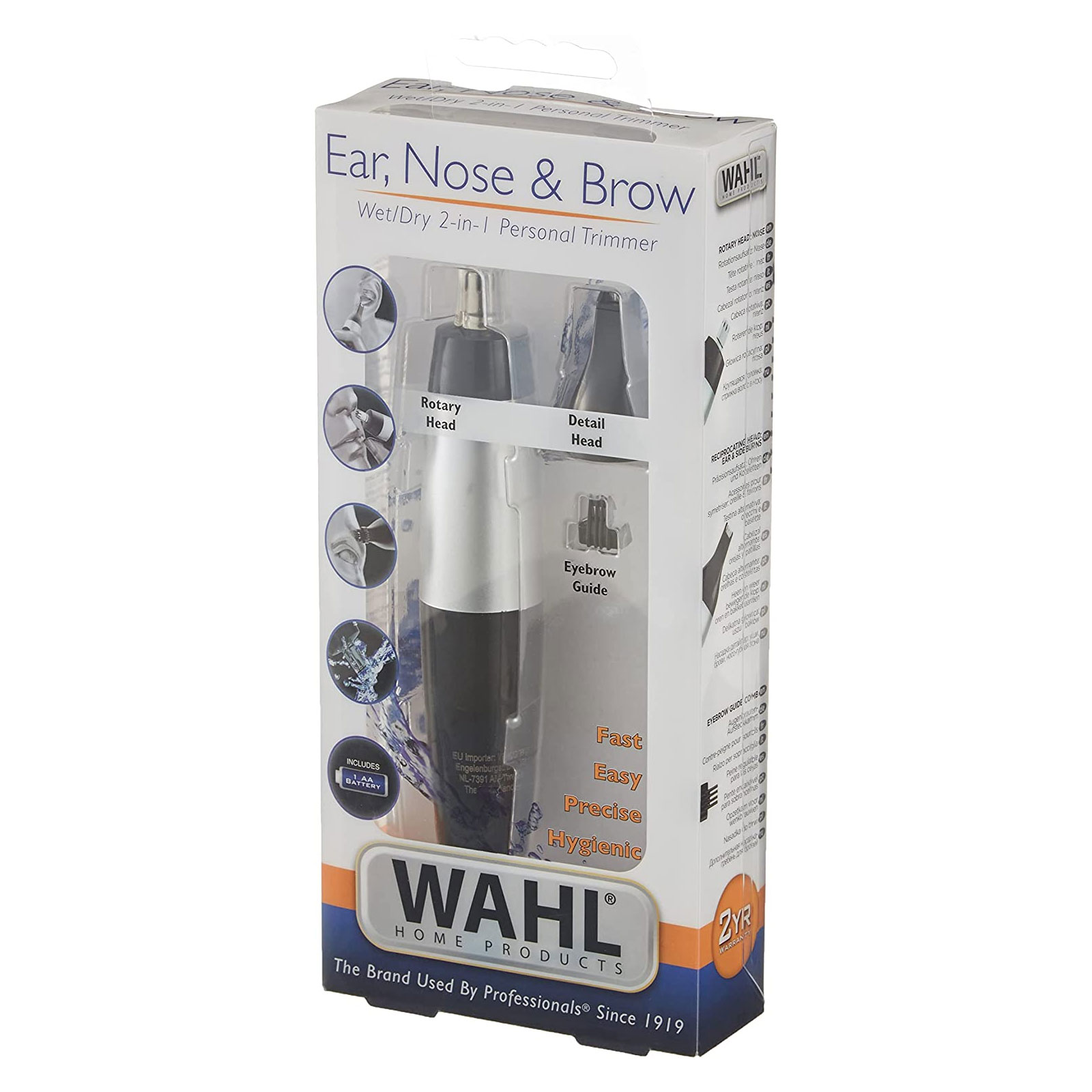 Wahl 5560-1416 Ear, Nose & Brow Nasen- & Ohrhaartrimmer Batteriebetrieben