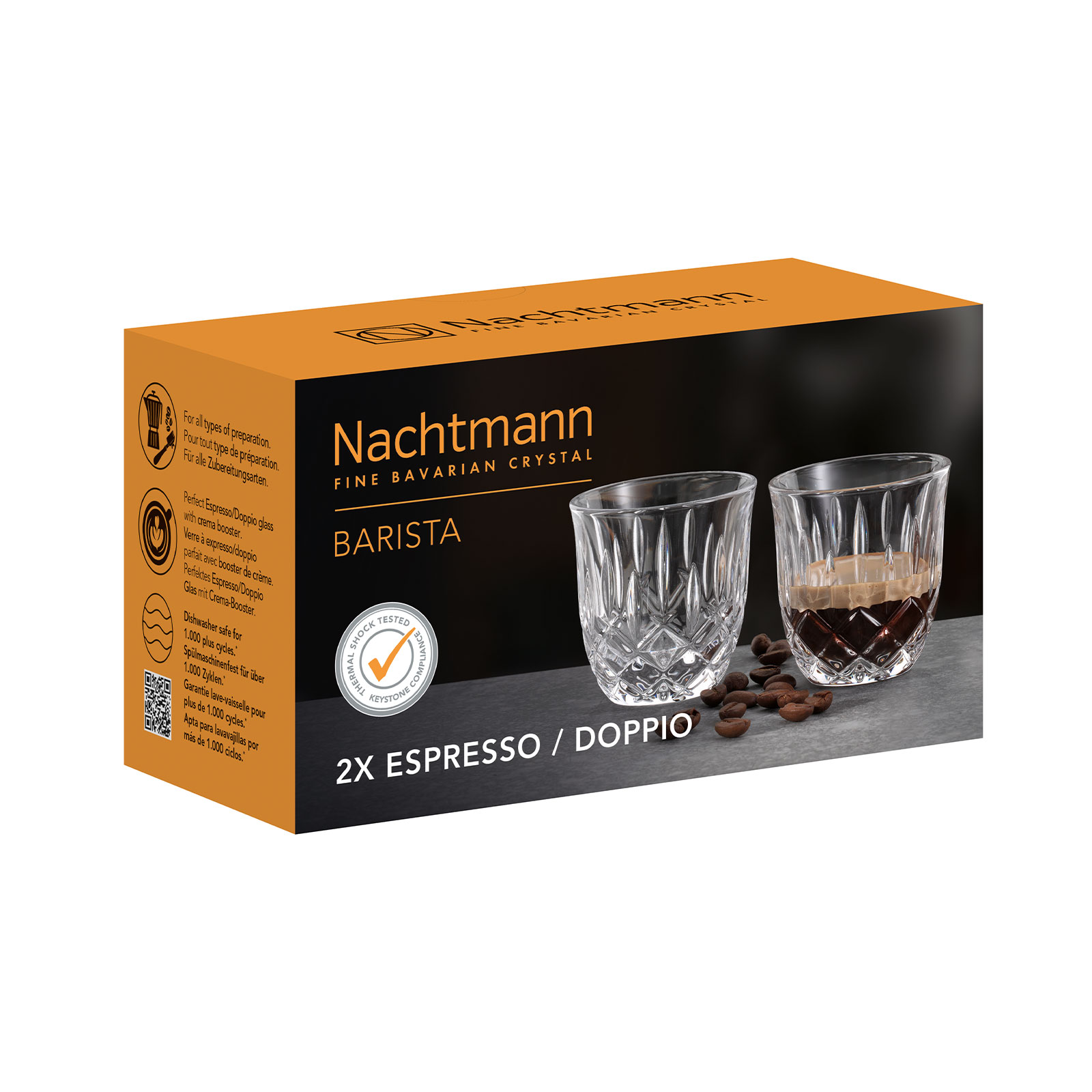 Nachtmann 104905 Espresso/Doppio SET/2 617/305 Noblesse Barista Nachtmann 104905 Espresso/Doppio SET/2 617/305 Noblesse Barista