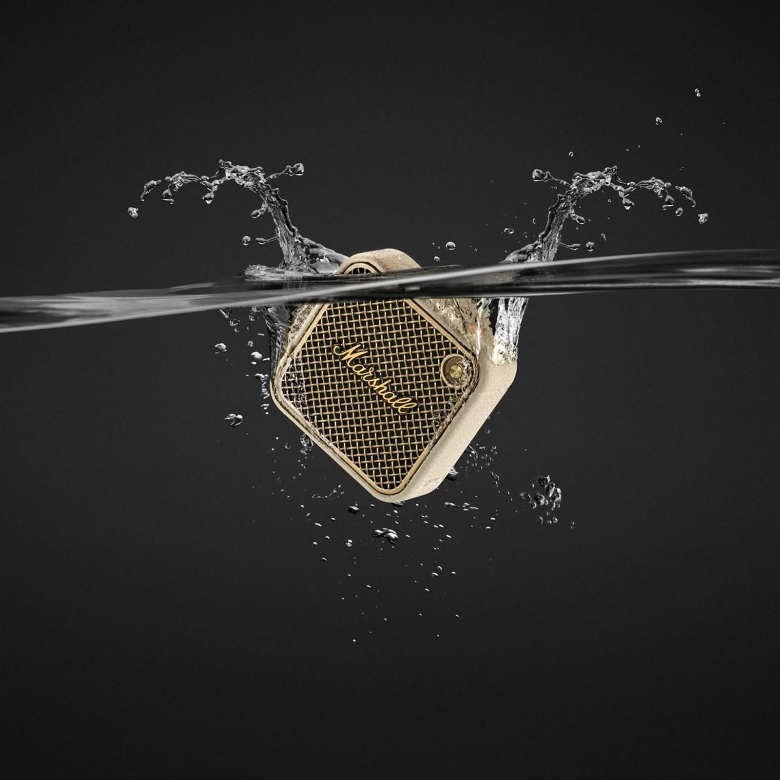 Marshall Emberton II Black & Brass Bluetooth-Lautsprecher