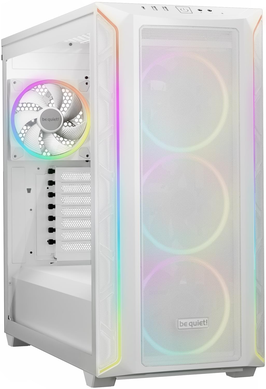 be quiet! Shadow Base 800 FX White PC-Gehäuse, Light Wings White