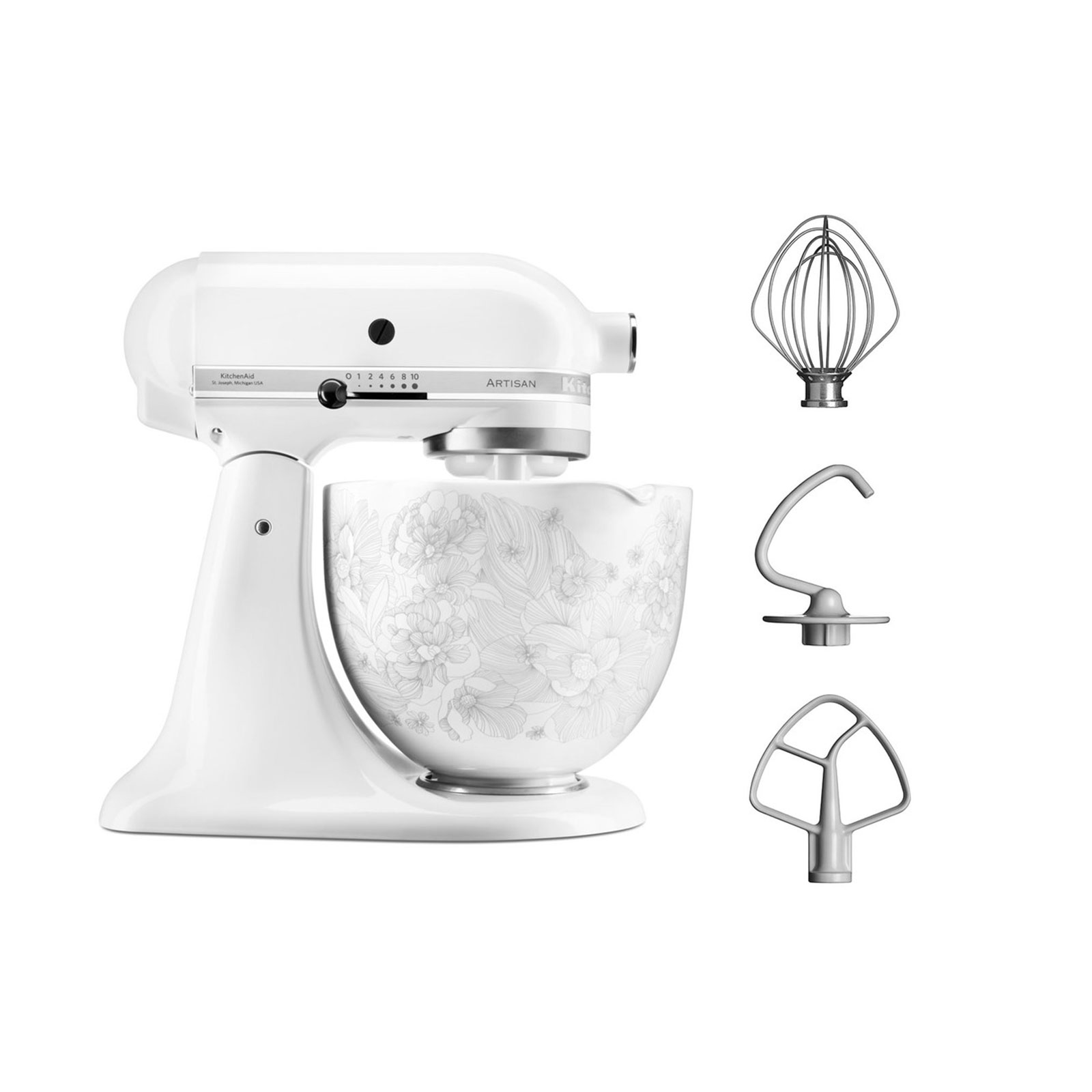 KitchenAid 5KSM156WFEWH Küchenmaschine Factory Serviced