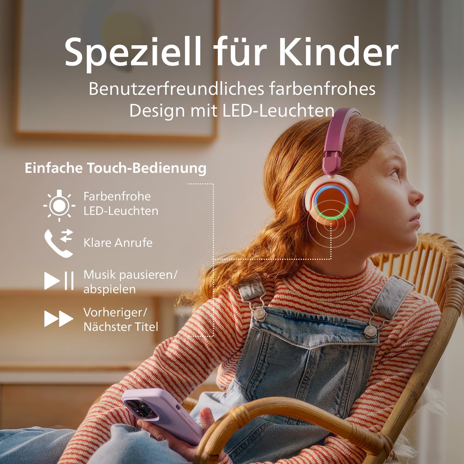 Philips TAK4200MP 4000 series Kinder On-Ear Kopfhörer