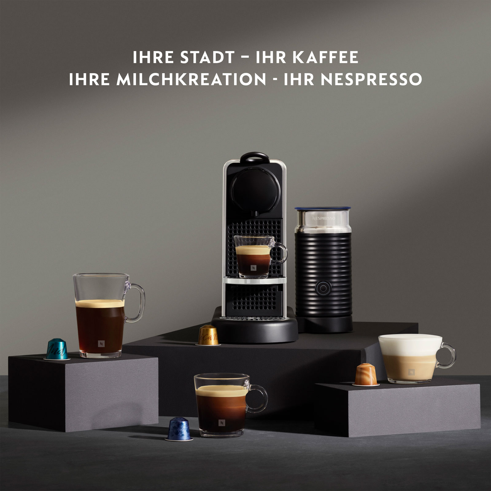 KRUPS Citiz Platinum &; Milk XN630 Nespresso-Kapselmaschine