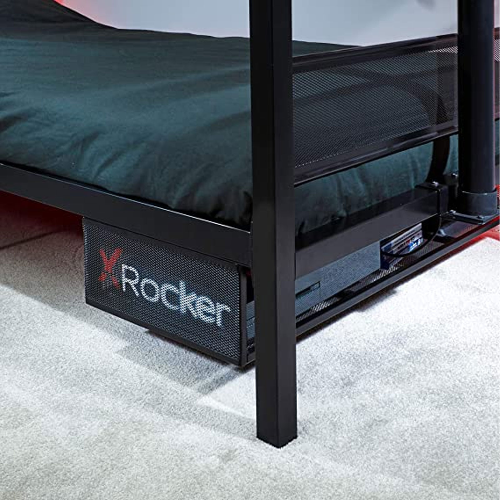 X Rocker Basecamp Gaming-Bett mit drehbarer TV-Halterung