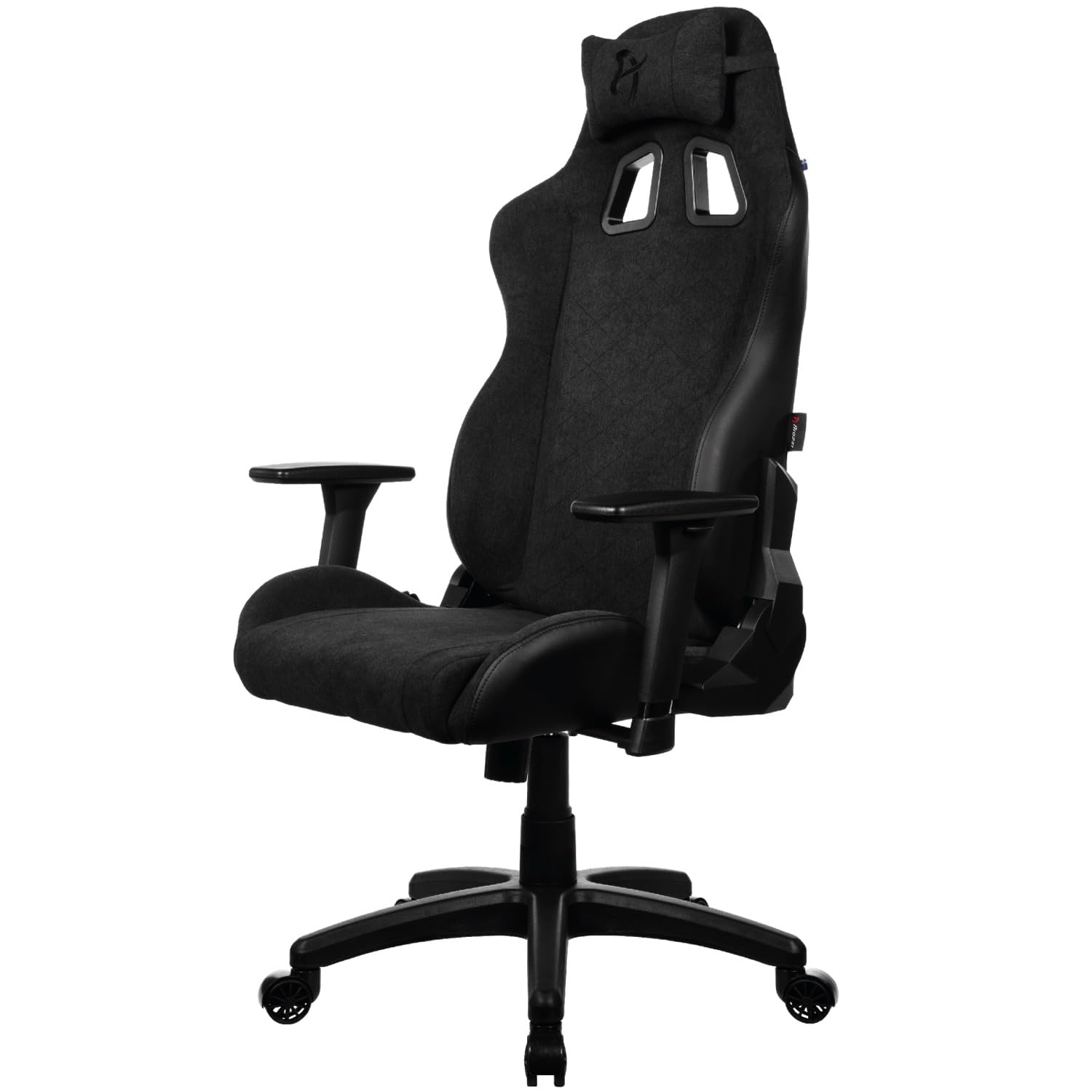 Arozzi Avanti Soft Fabric Gaming-Stuhl, Pure Black