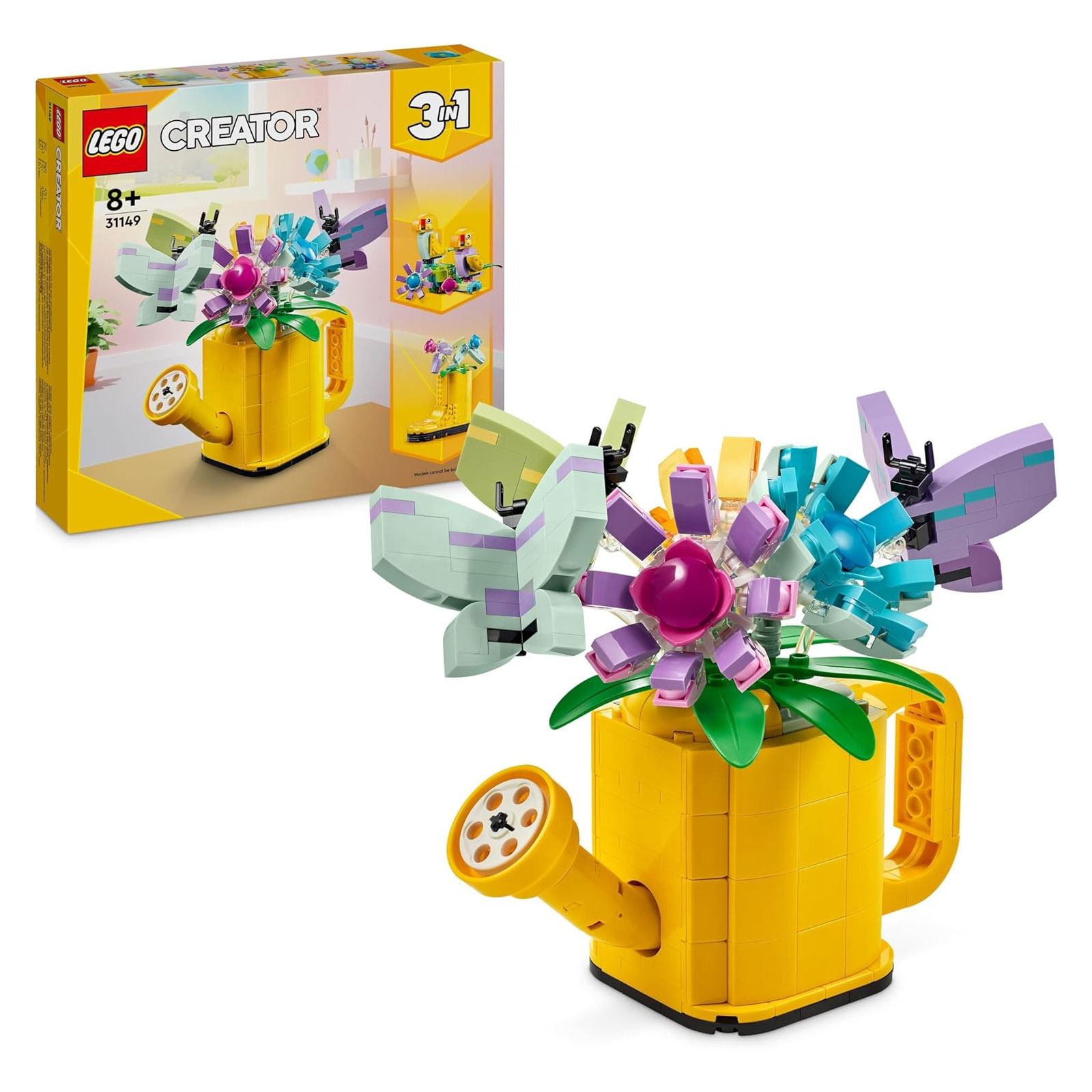 LEGO Creator 3in1 Gießkanne mit Blumen Set,