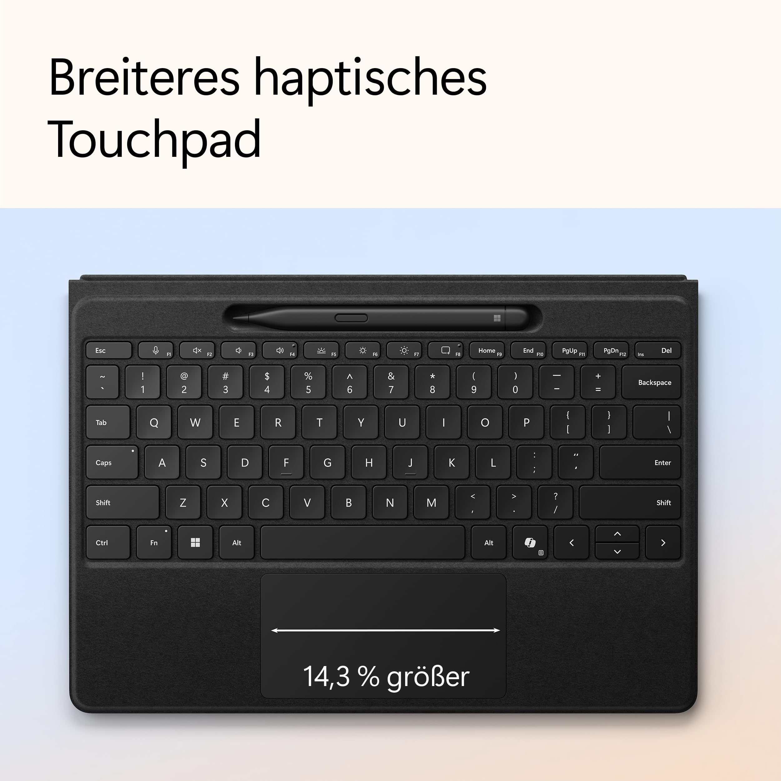 Microsoft Surface Pro Flex Keyboard (QWERTZ) mit Slim Pen