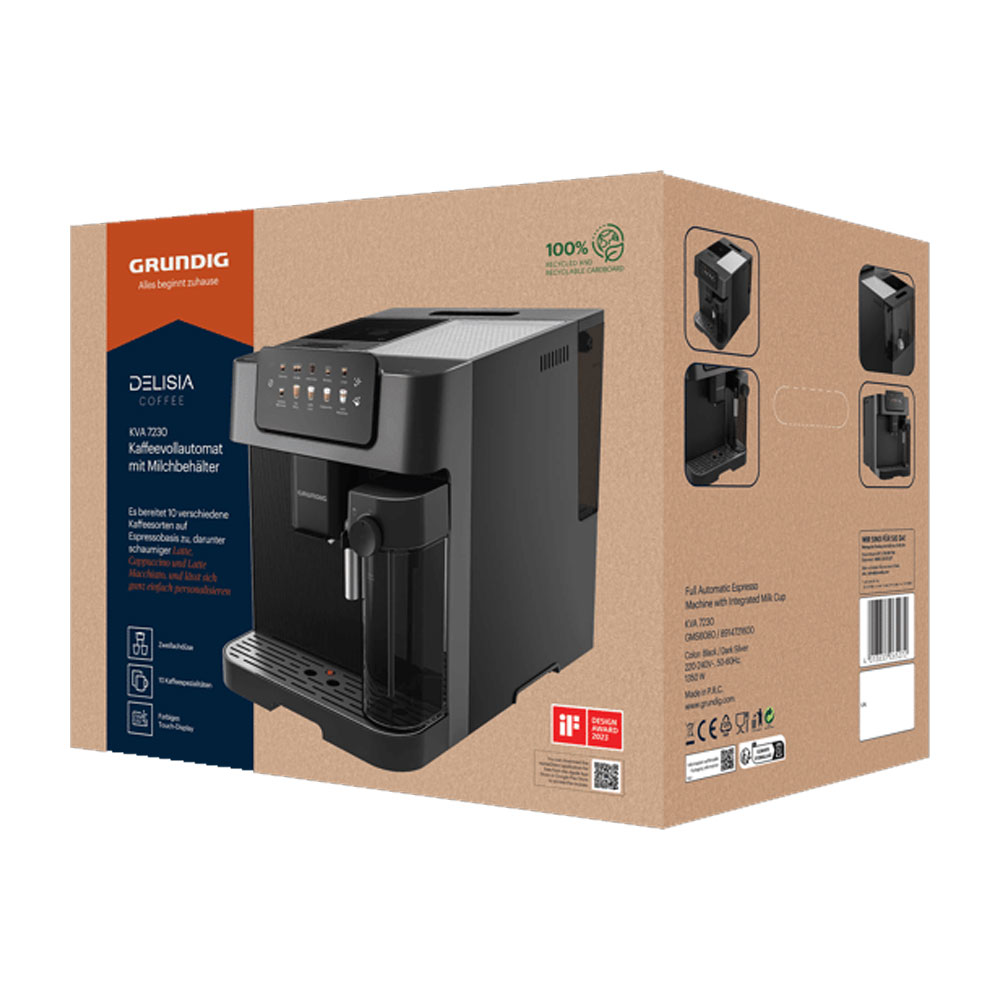 Grundig Kaffeevollautomat KVA 7230  Kaffeemaschine Coffee 