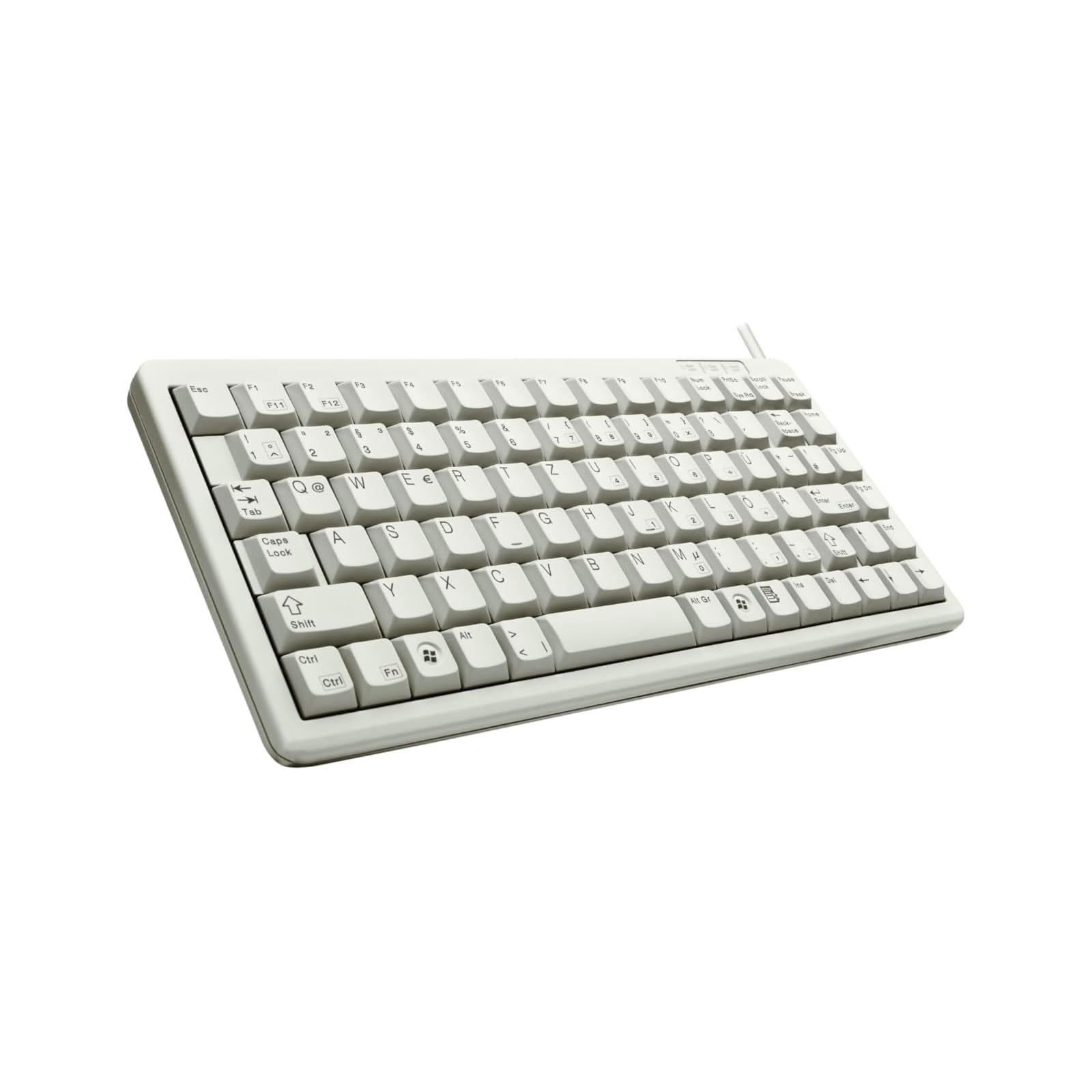 CHERRY G84-4100, Kompakte Mechanische Tastatur, EU-Layout (QWERTY)