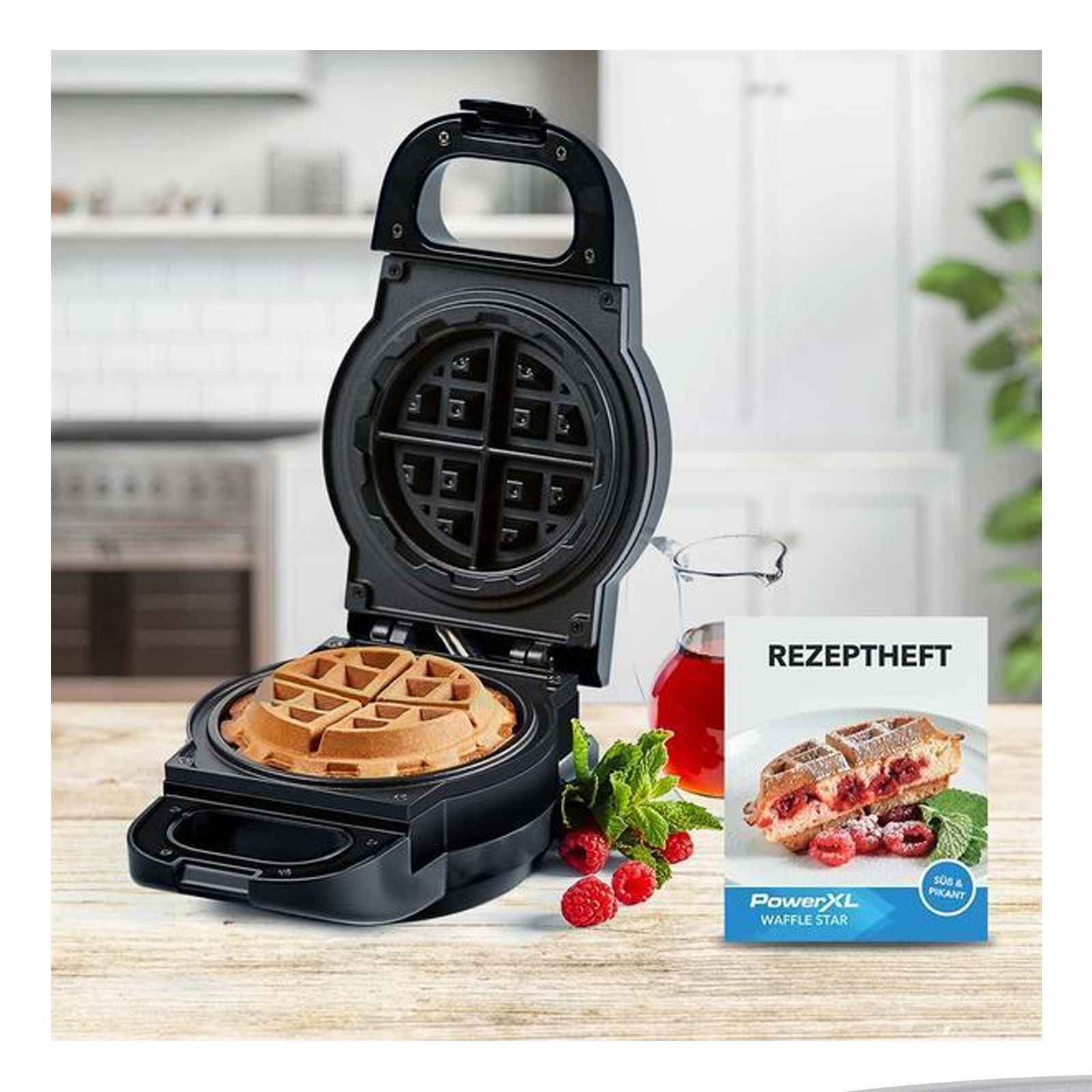 PowerXL Waffeleisen Waffle Star 18 cm